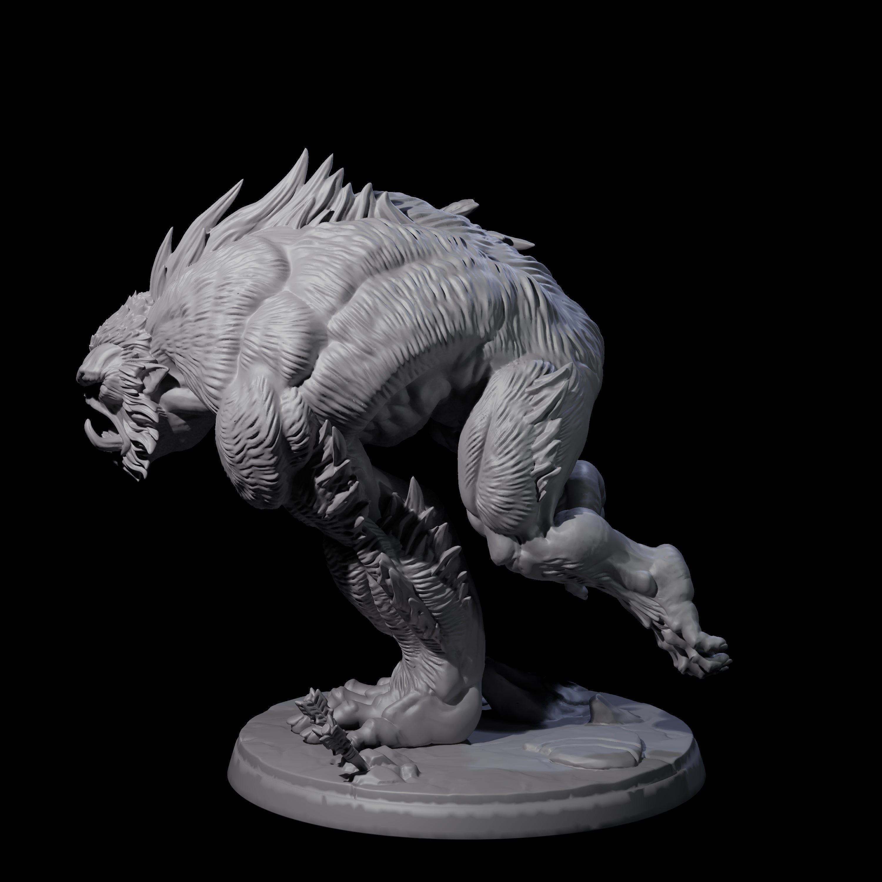Four Grim Barlguras Miniature for Dungeons and Dragons, Pathfinder or other TTRPGs