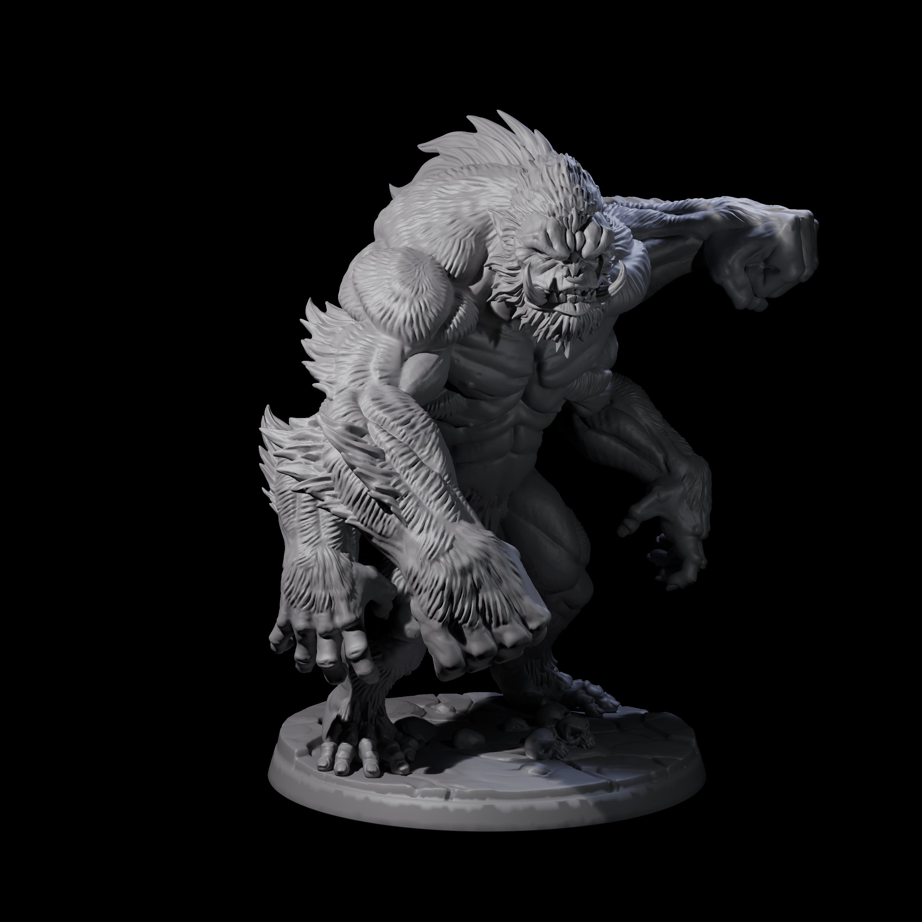 Four Grim Barlguras Miniature for Dungeons and Dragons, Pathfinder or other TTRPGs
