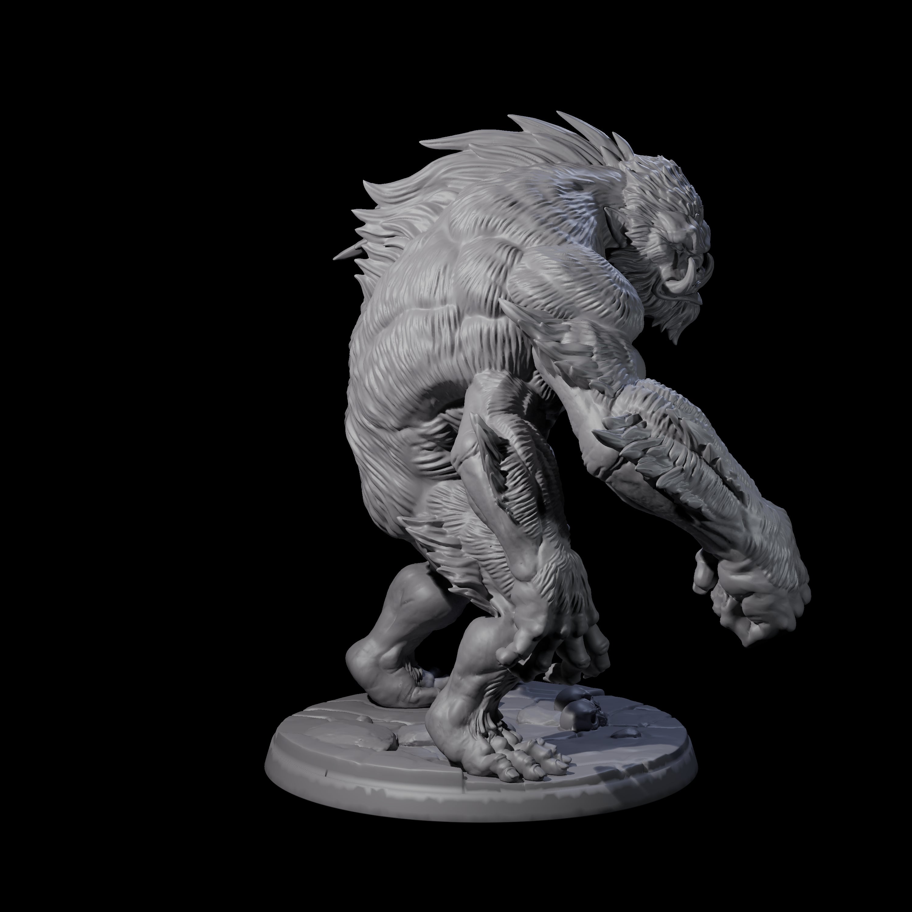 Four Grim Barlguras Miniature for Dungeons and Dragons, Pathfinder or other TTRPGs