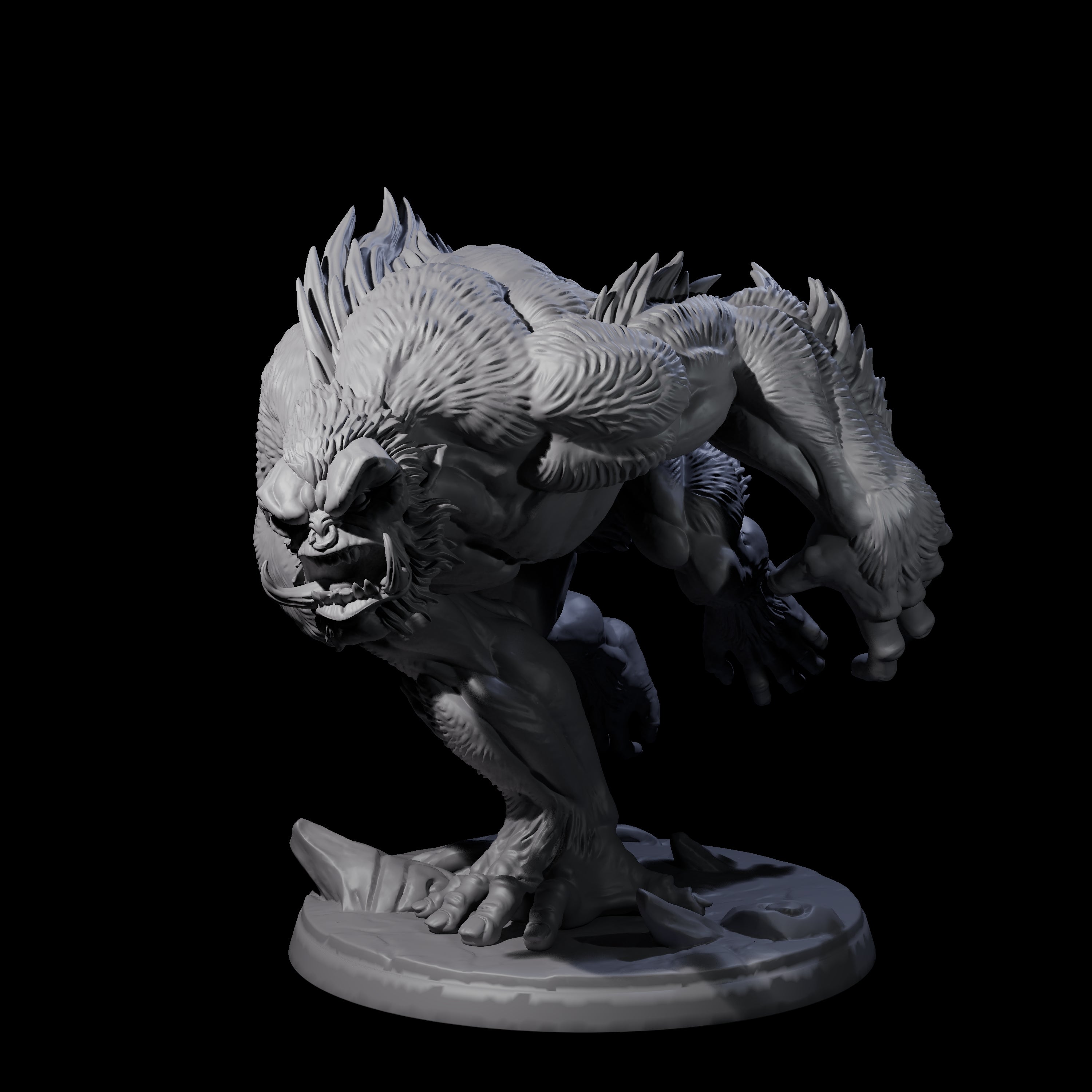 Four Grim Barlguras Miniature for Dungeons and Dragons, Pathfinder or other TTRPGs