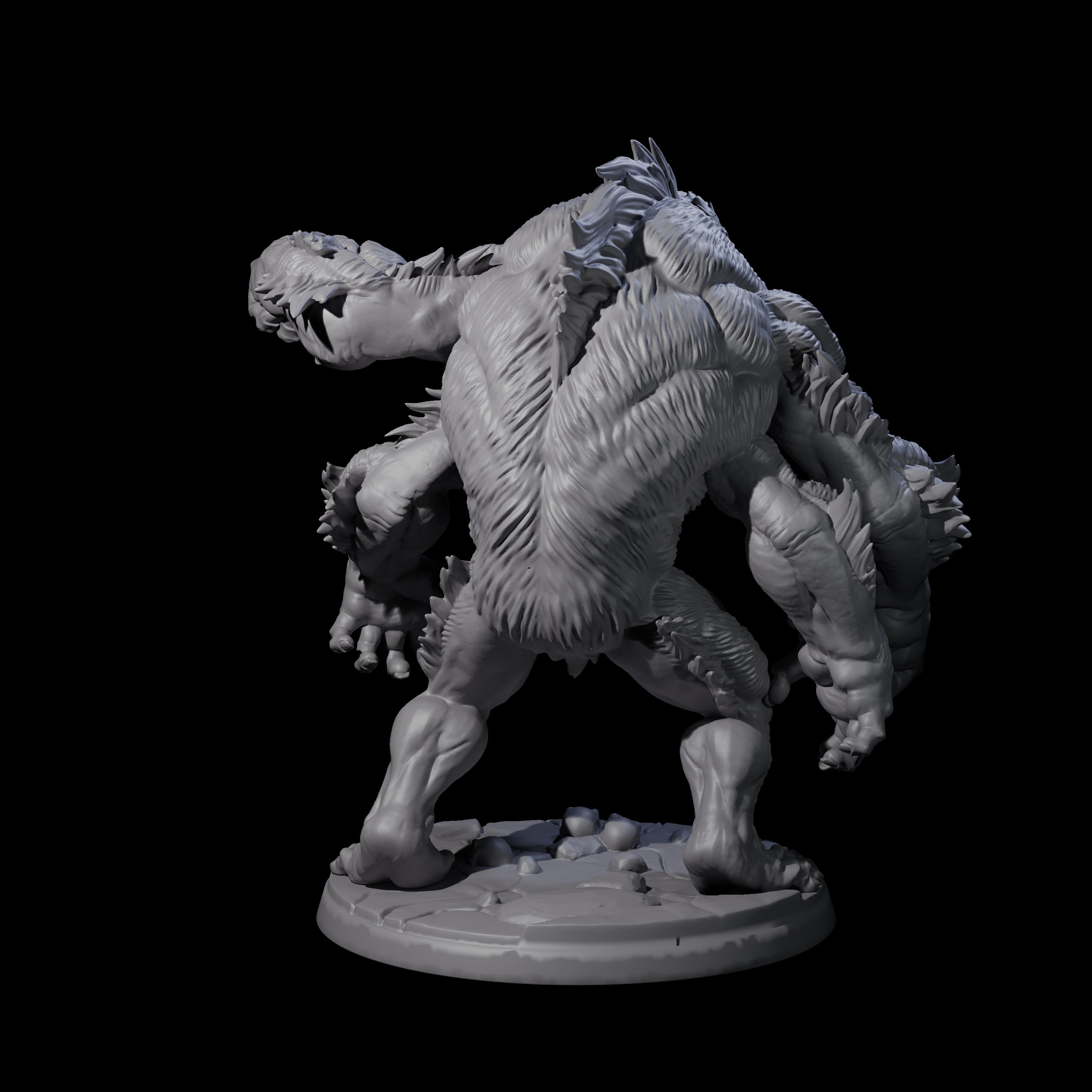 Four Grim Barlguras Miniature for Dungeons and Dragons, Pathfinder or other TTRPGs