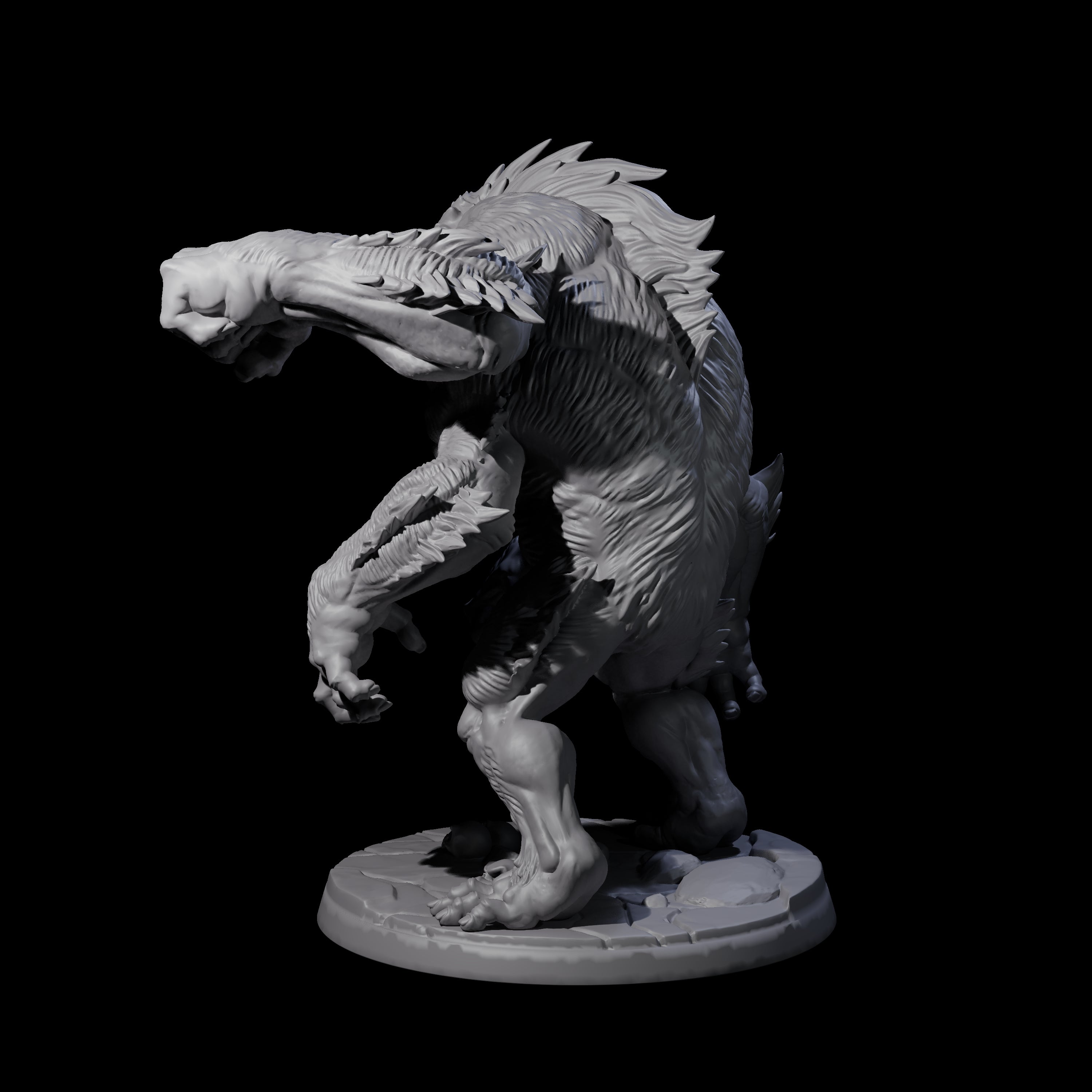 Four Grim Barlguras Miniature for Dungeons and Dragons, Pathfinder or other TTRPGs