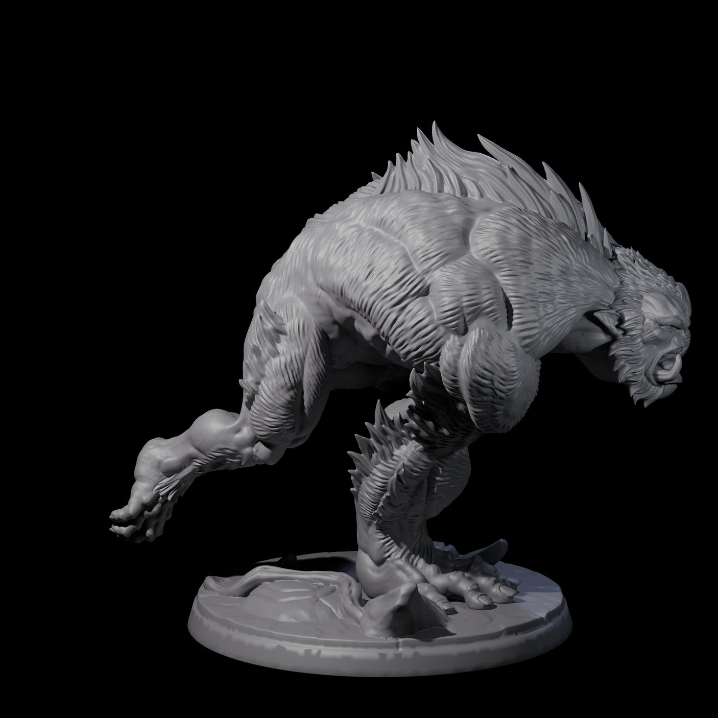 Four Grim Barlguras Miniature for Dungeons and Dragons, Pathfinder or other TTRPGs