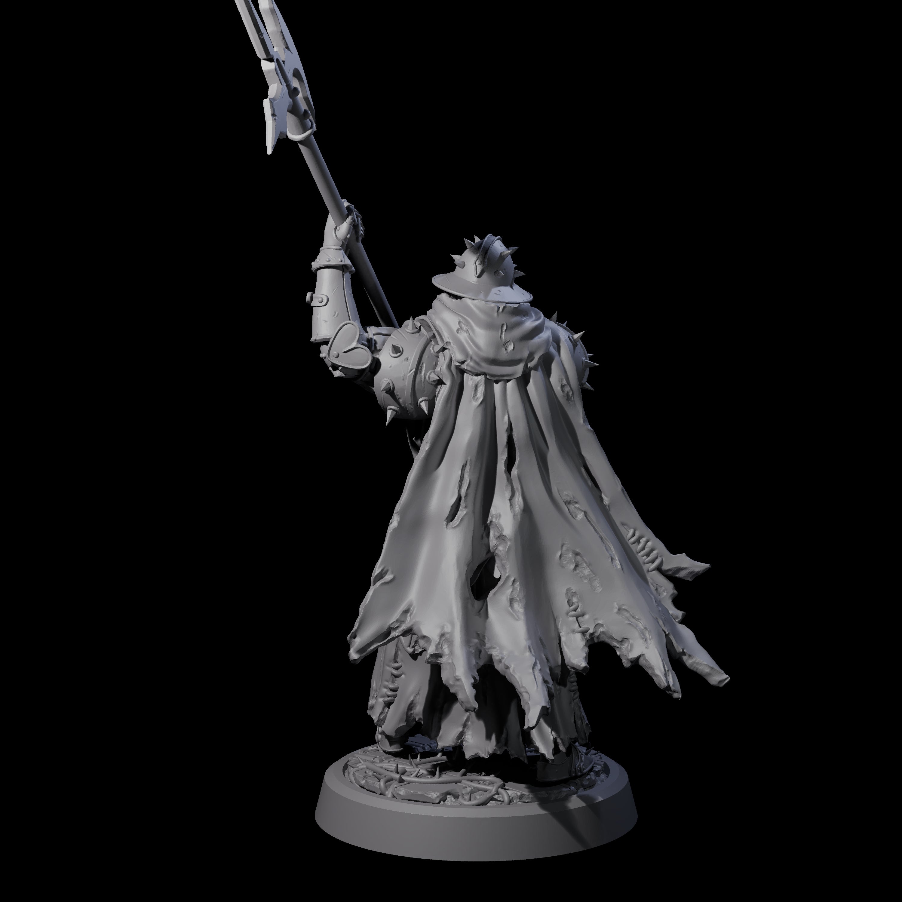 Four Grimdark Town Guardsmen Miniature for Dungeons and Dragons, Pathfinder or other TTRPGs