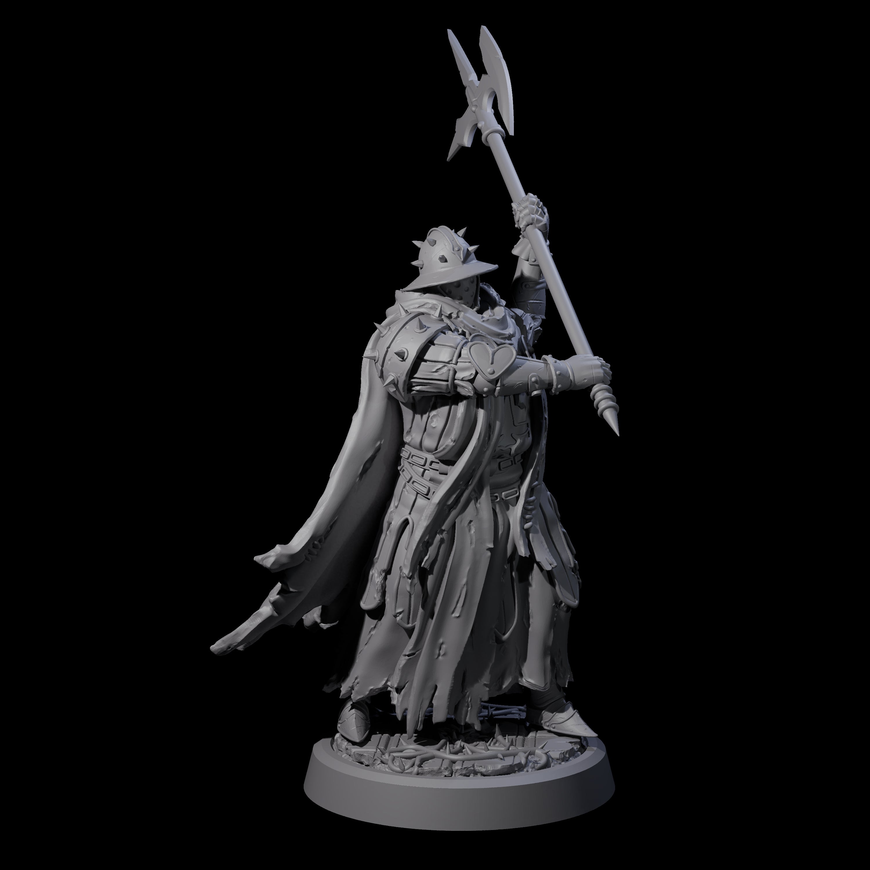 Four Grimdark Town Guardsmen Miniature for Dungeons and Dragons, Pathfinder or other TTRPGs