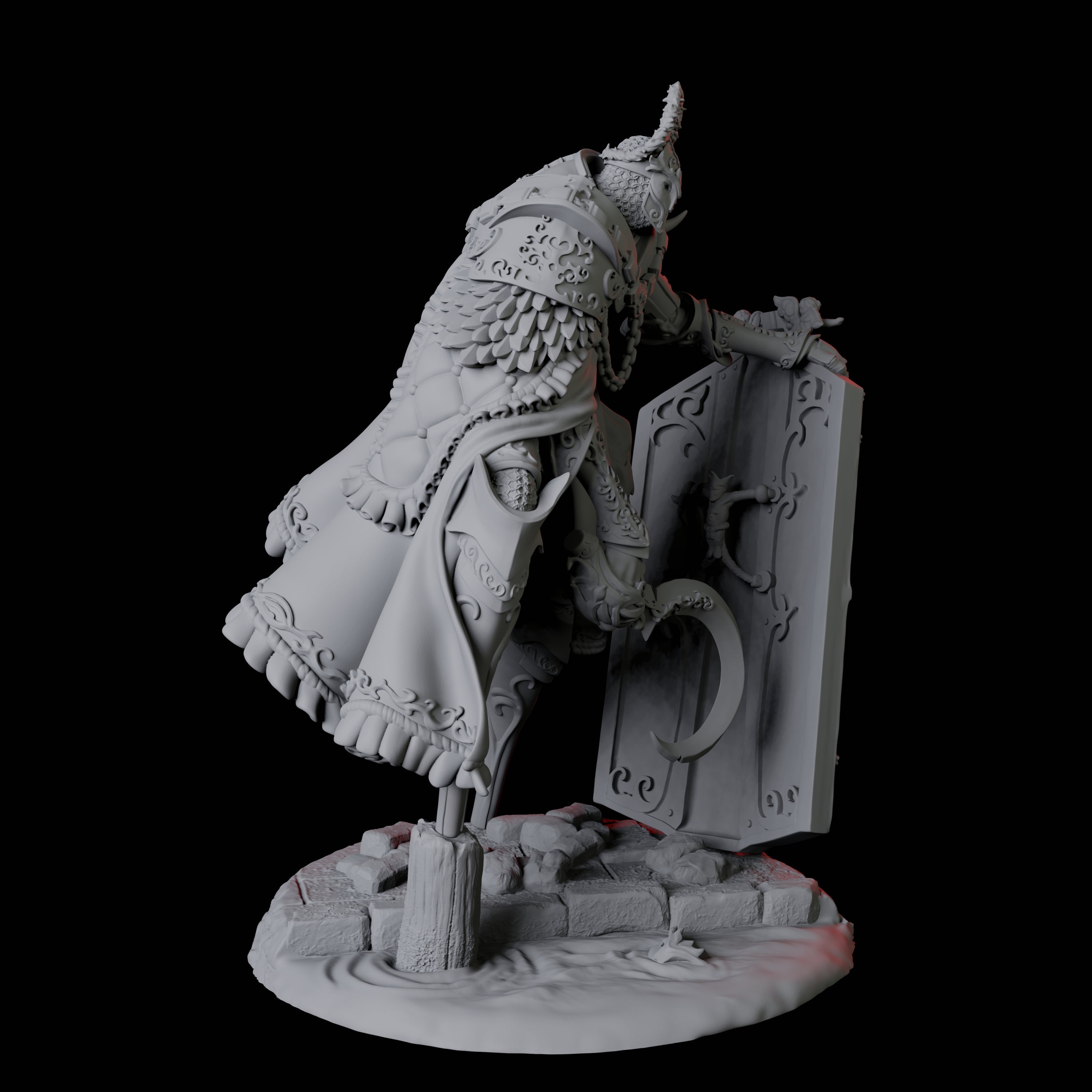 Four Guard Alchemical Golems Miniature for Dungeons and Dragons, Pathfinder or other TTRPGs