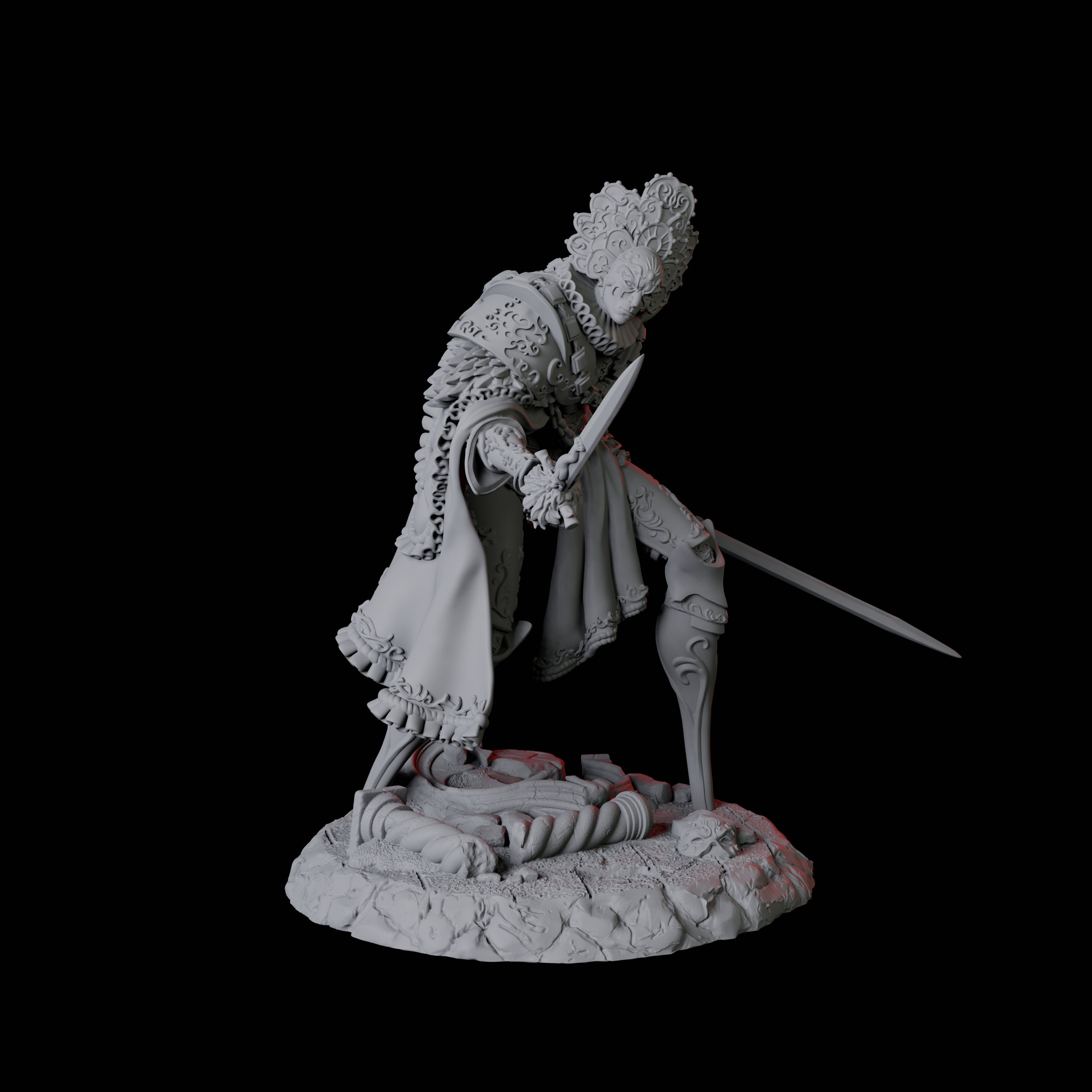 Four Guard Alchemical Golems Miniature for Dungeons and Dragons, Pathfinder or other TTRPGs