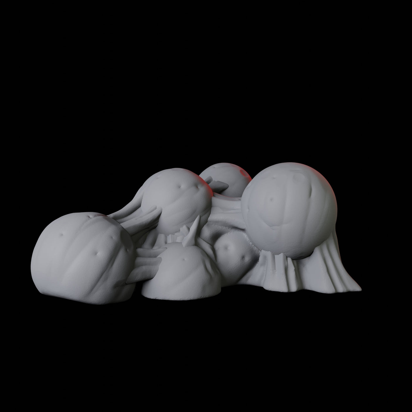 Four Hatching Eggs Miniature for Dungeons and Dragons, Pathfinder or other TTRPGs