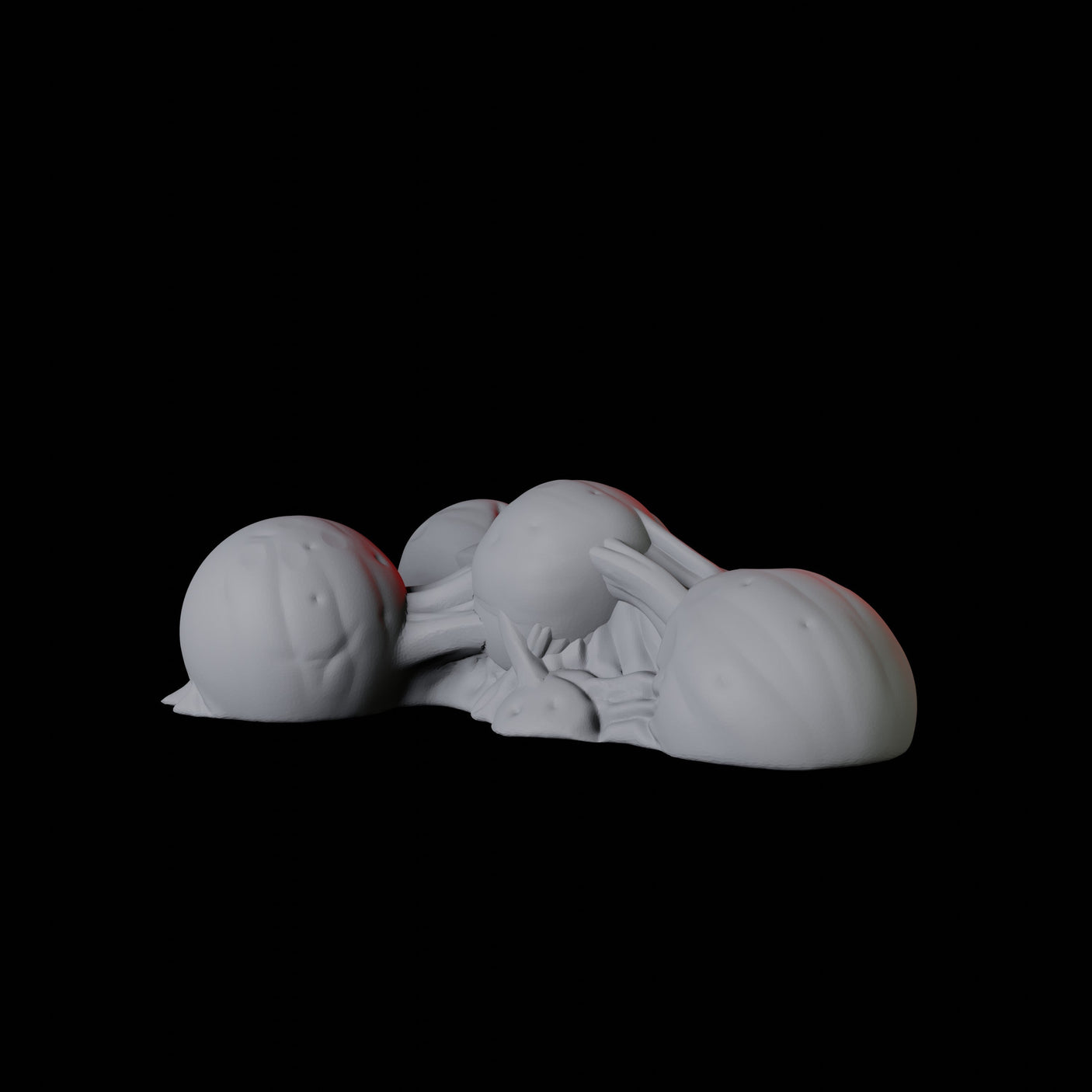 Four Hatching Eggs Miniature for Dungeons and Dragons, Pathfinder or other TTRPGs