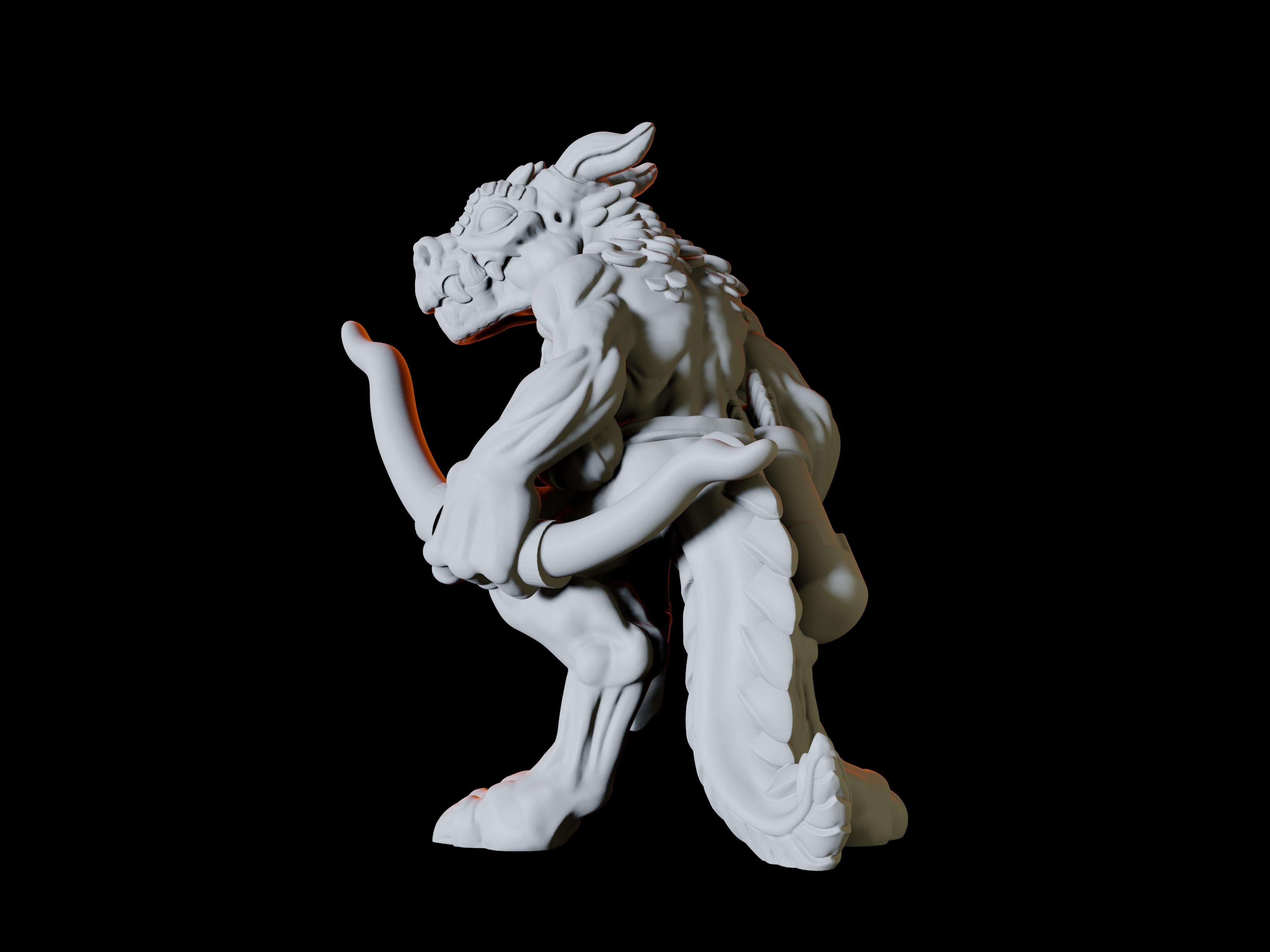 Four Kobold Archers Miniature for Dungeons and Dragons, Pathfinder or other TTRPGs