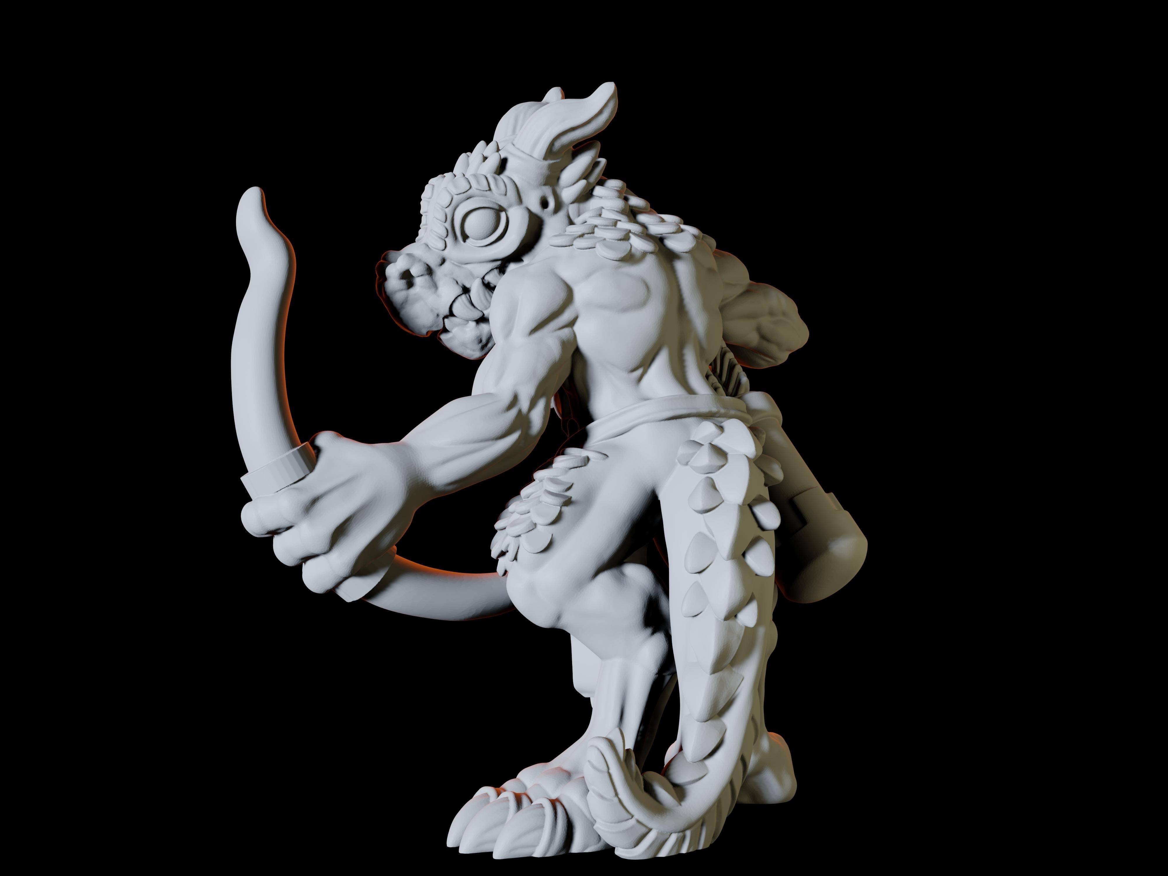 Four Kobold Archer Miniatures for Dungeons and Dragons - Myth Forged