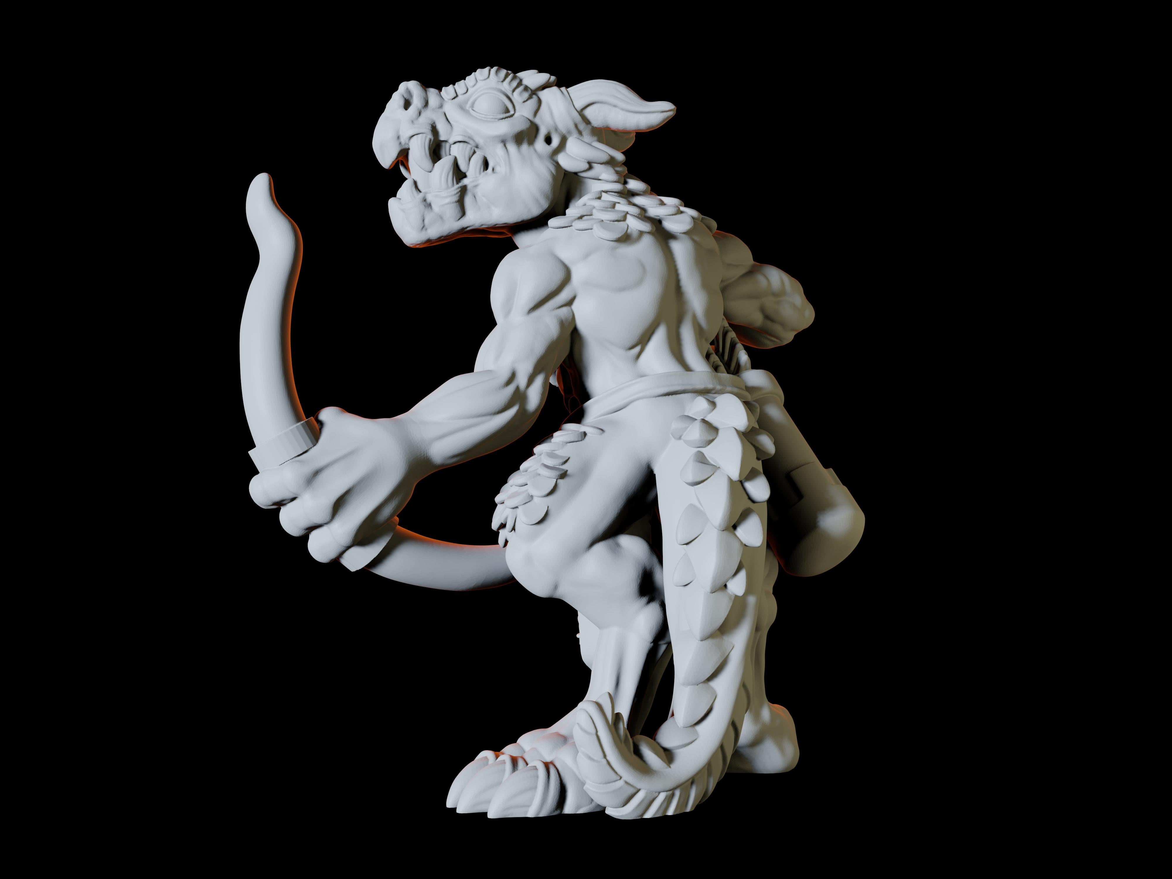 Four Kobold Archers Miniature for Dungeons and Dragons, Pathfinder or other TTRPGs