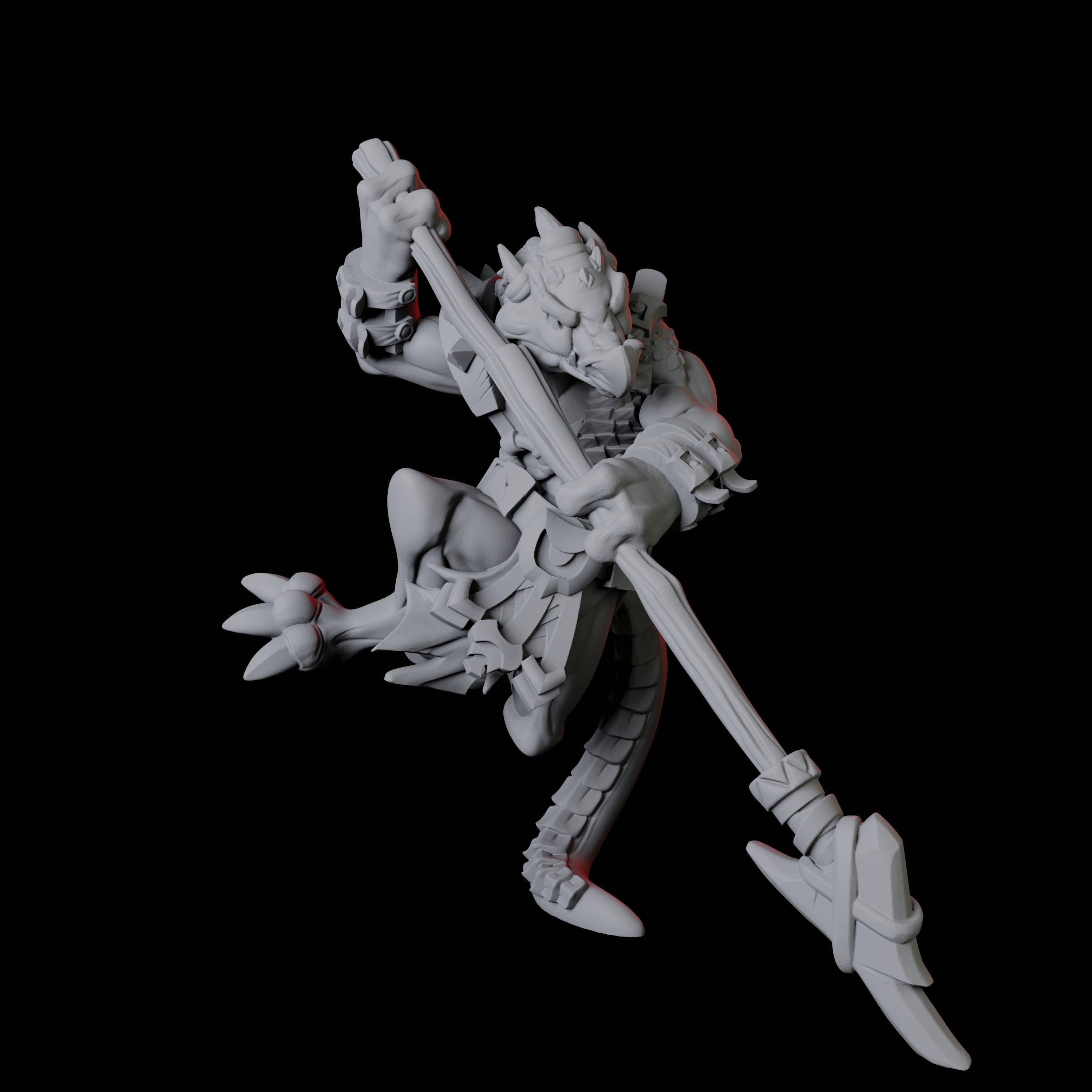 Four Kobold Rangers Miniature for Dungeons and Dragons, Pathfinder or other TTRPGs