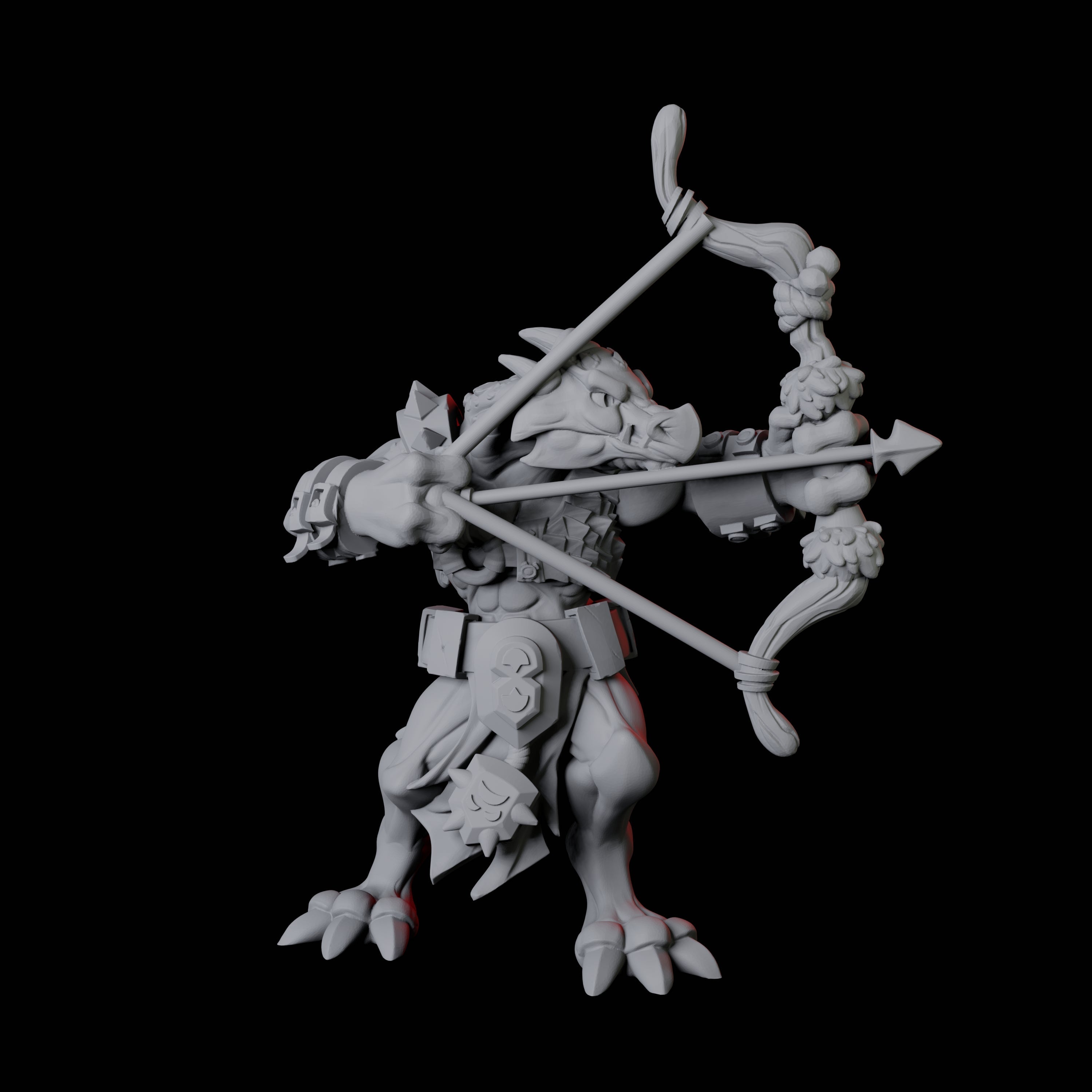 Four Kobold Rangers Miniature for Dungeons and Dragons, Pathfinder or other TTRPGs