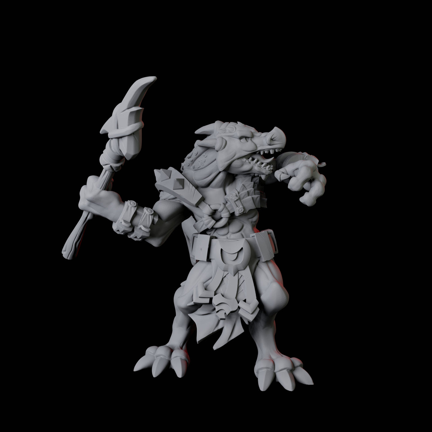 Four Kobold Rangers Miniature for Dungeons and Dragons, Pathfinder or other TTRPGs