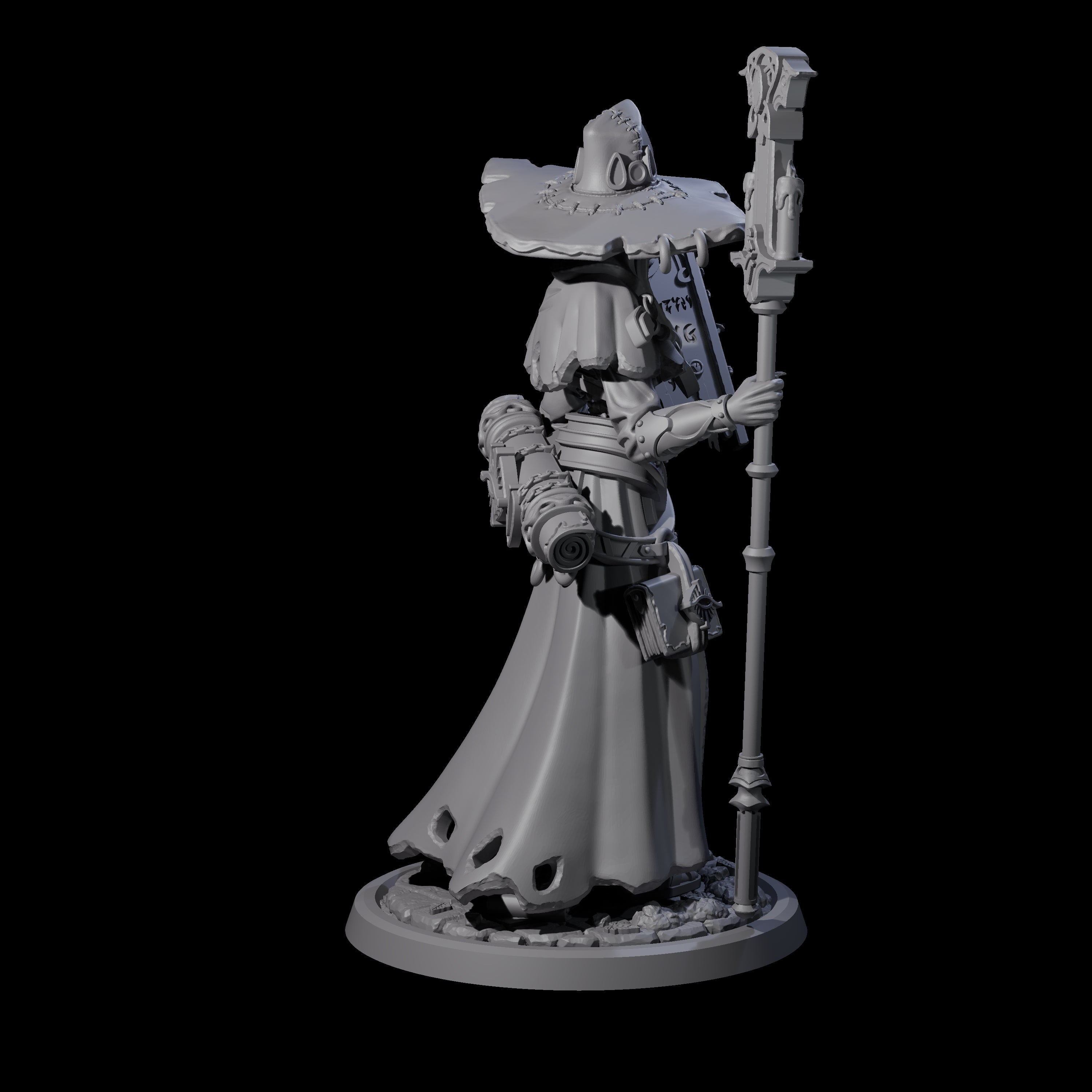 Four Learned Undead Scholars Miniature for Dungeons and Dragons, Pathfinder or other TTRPGs