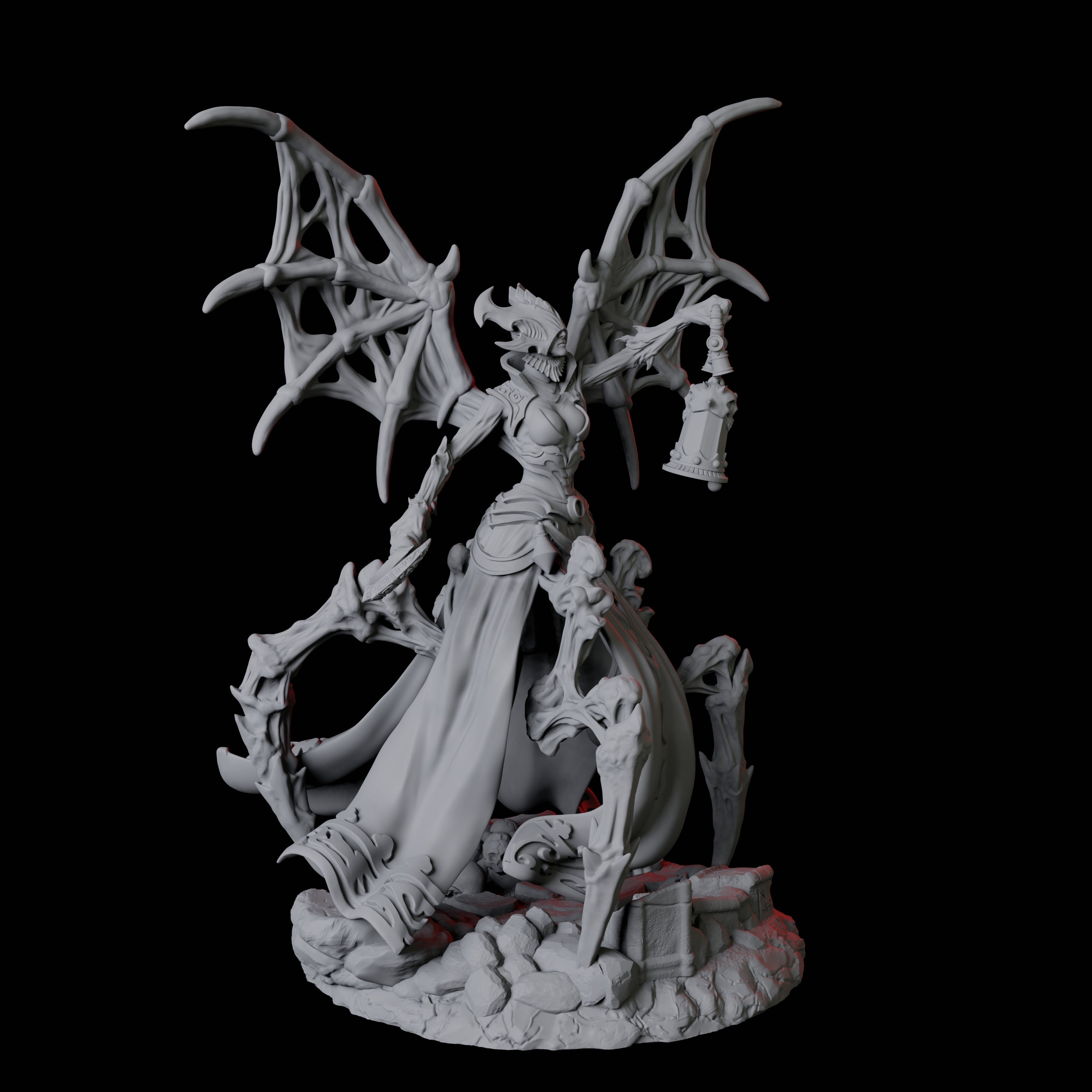 Four Malformed Driders Miniature for Dungeons and Dragons, Pathfinder or other TTRPGs