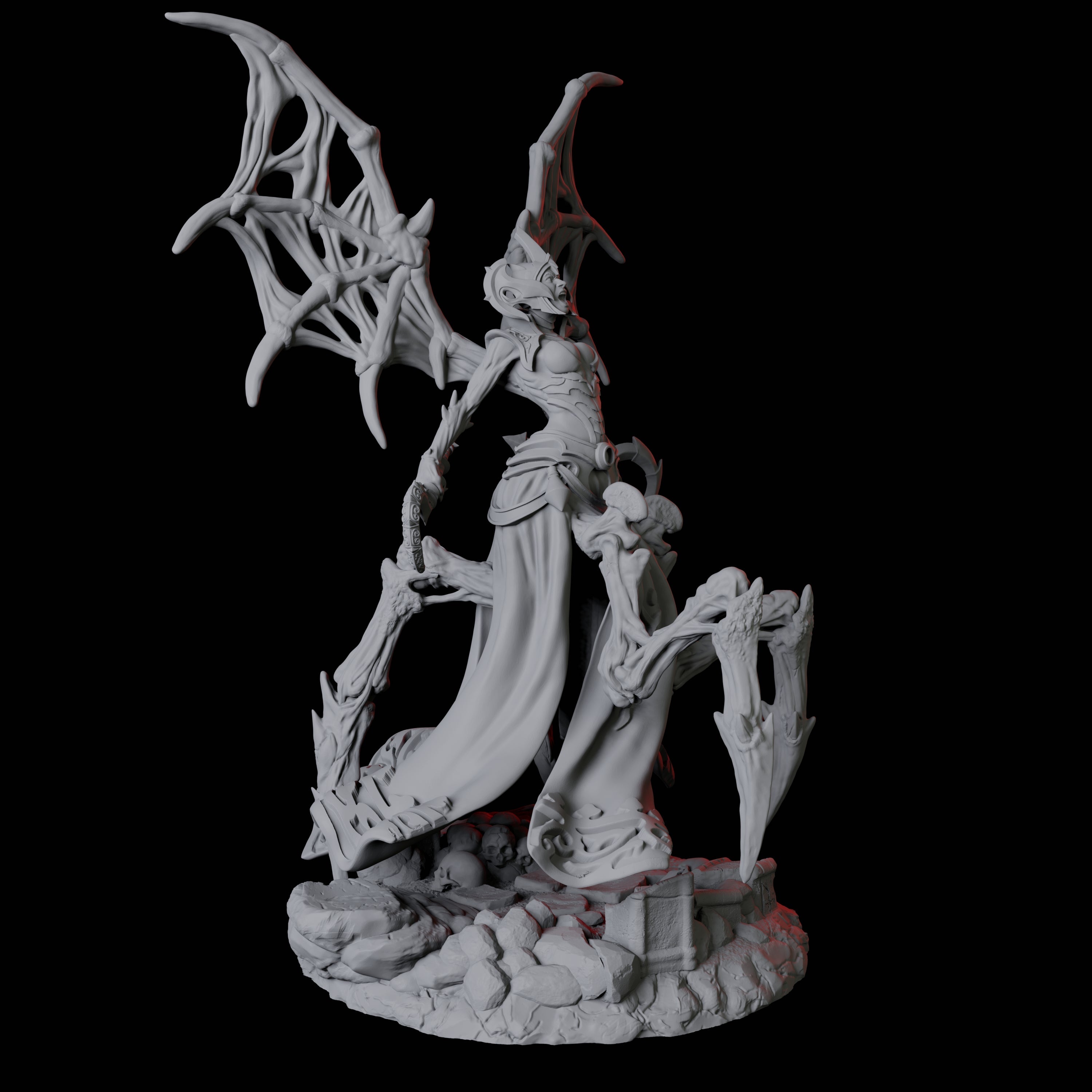 Four Malformed Driders Miniature for Dungeons and Dragons, Pathfinder or other TTRPGs
