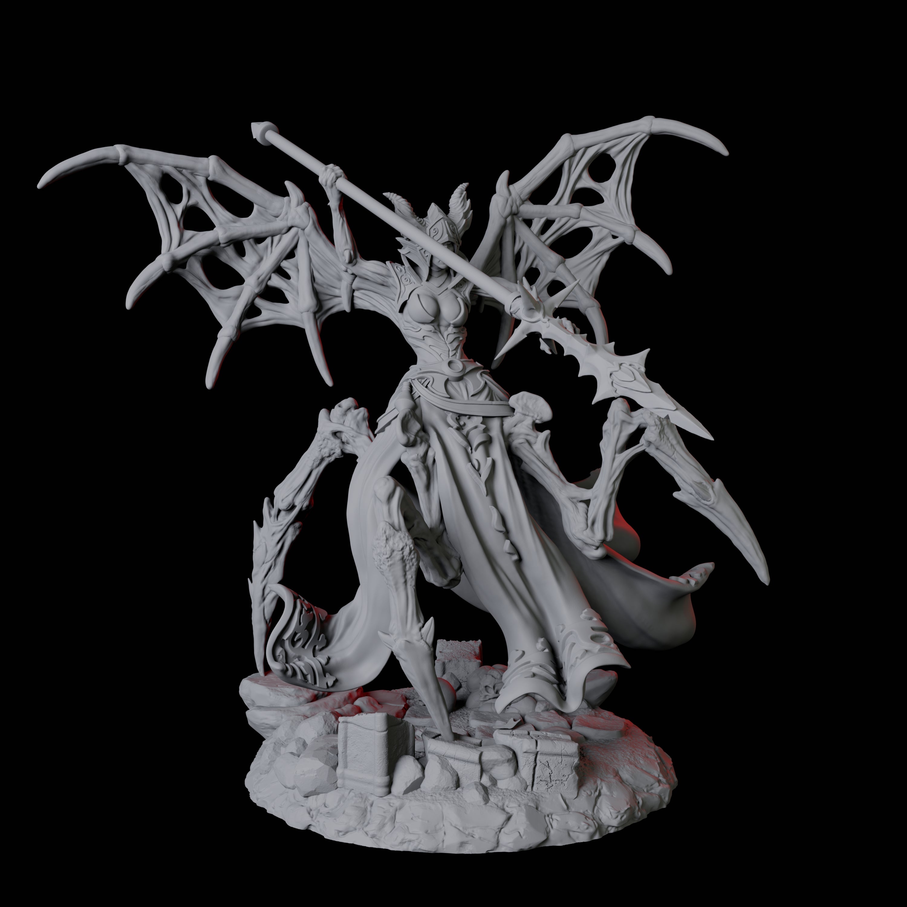 Four Malformed Driders Miniature for Dungeons and Dragons, Pathfinder or other TTRPGs