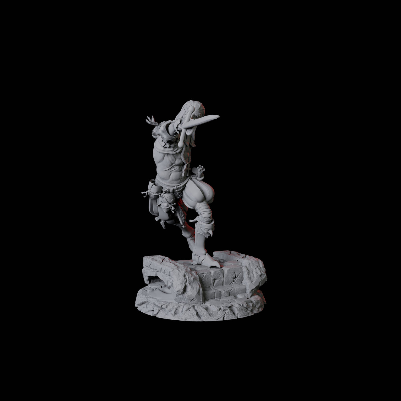Four Masked Swordsmen Miniature for Dungeons and Dragons, Pathfinder or other TTRPGs