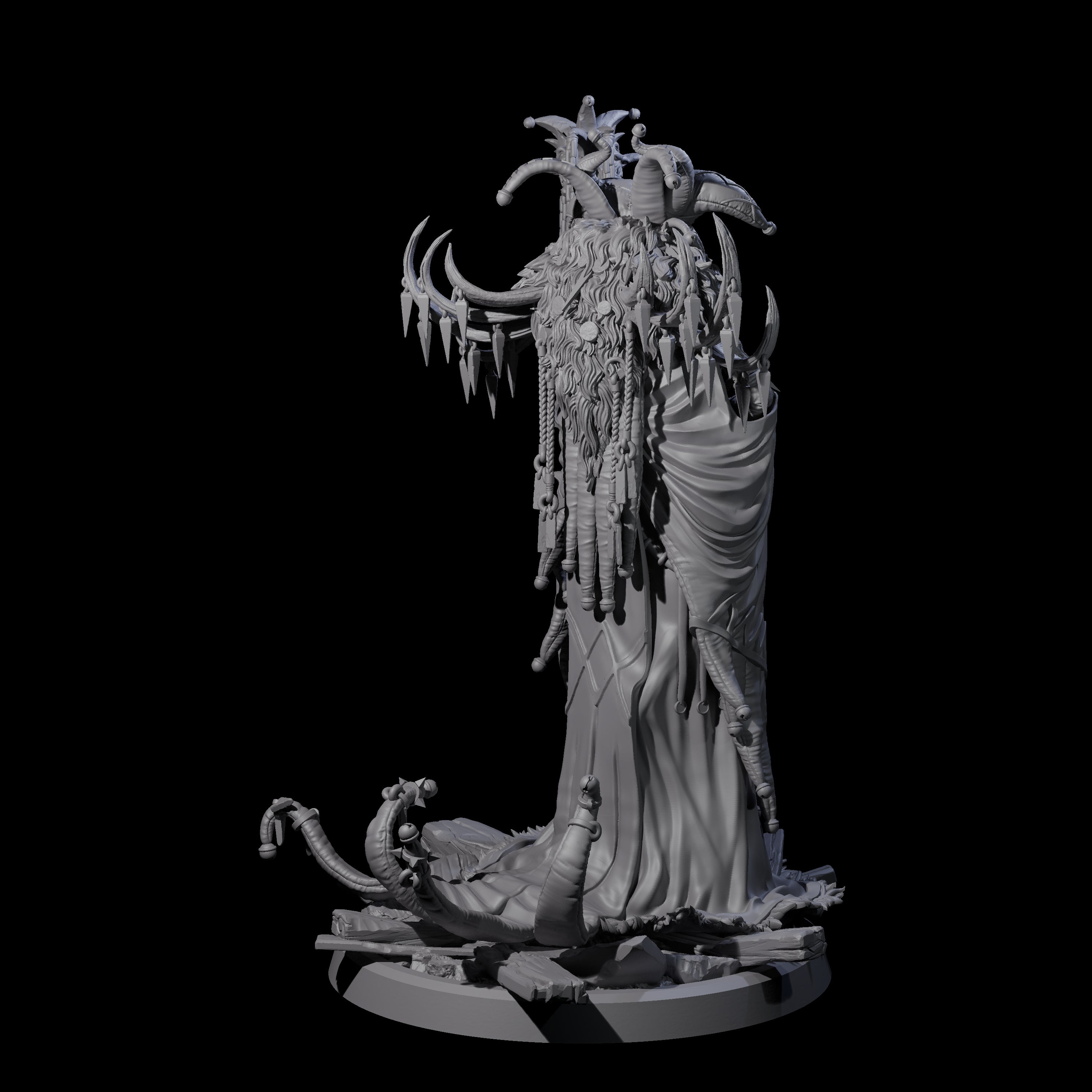 Four Masterful Cambion High Priests Miniature for Dungeons and Dragons, Pathfinder or other TTRPGs