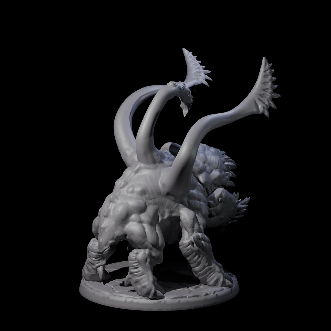 Four Maws of Hunger Miniature for Dungeons and Dragons, Pathfinder or other TTRPGs