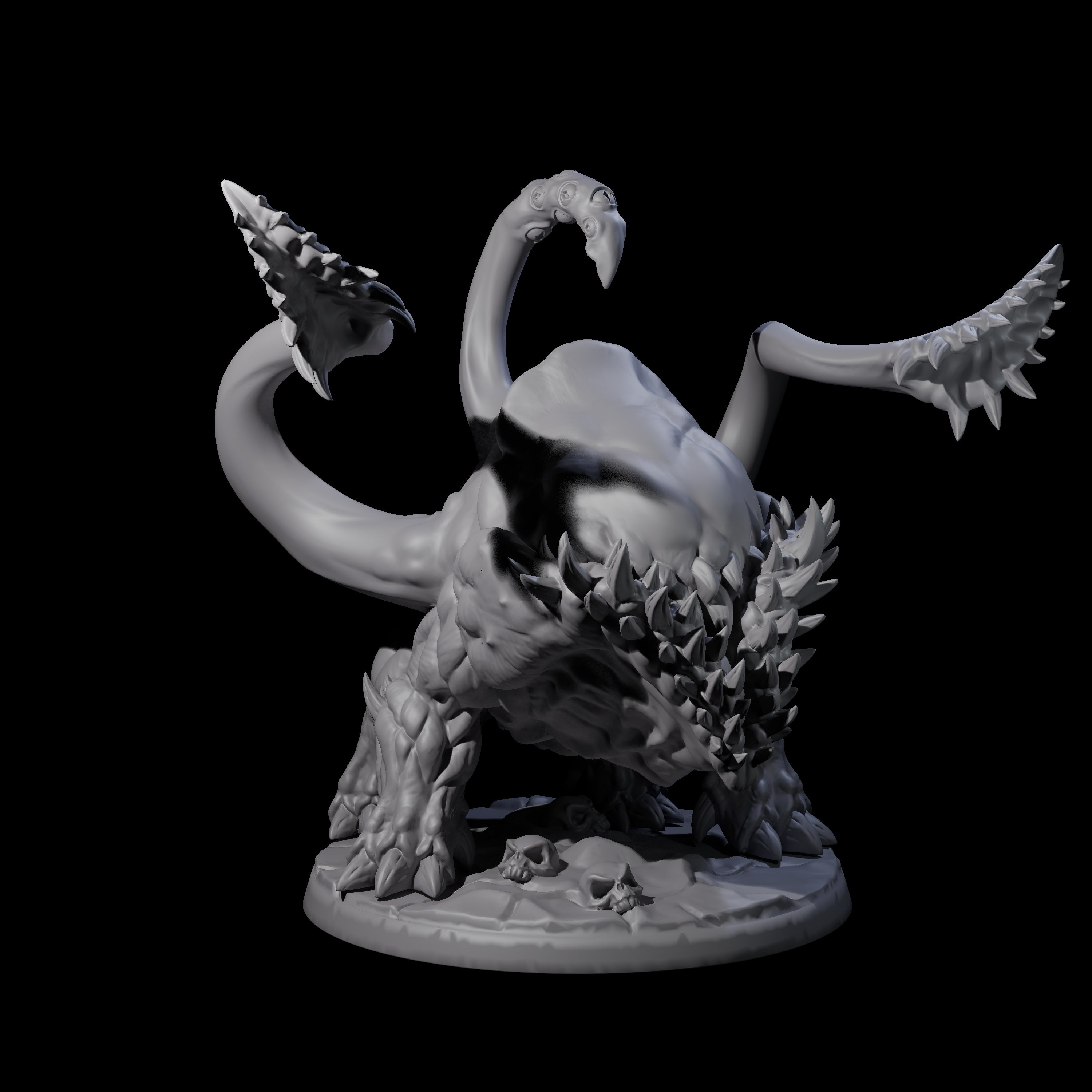 Four Maws of Hunger Miniature for Dungeons and Dragons, Pathfinder or other TTRPGs
