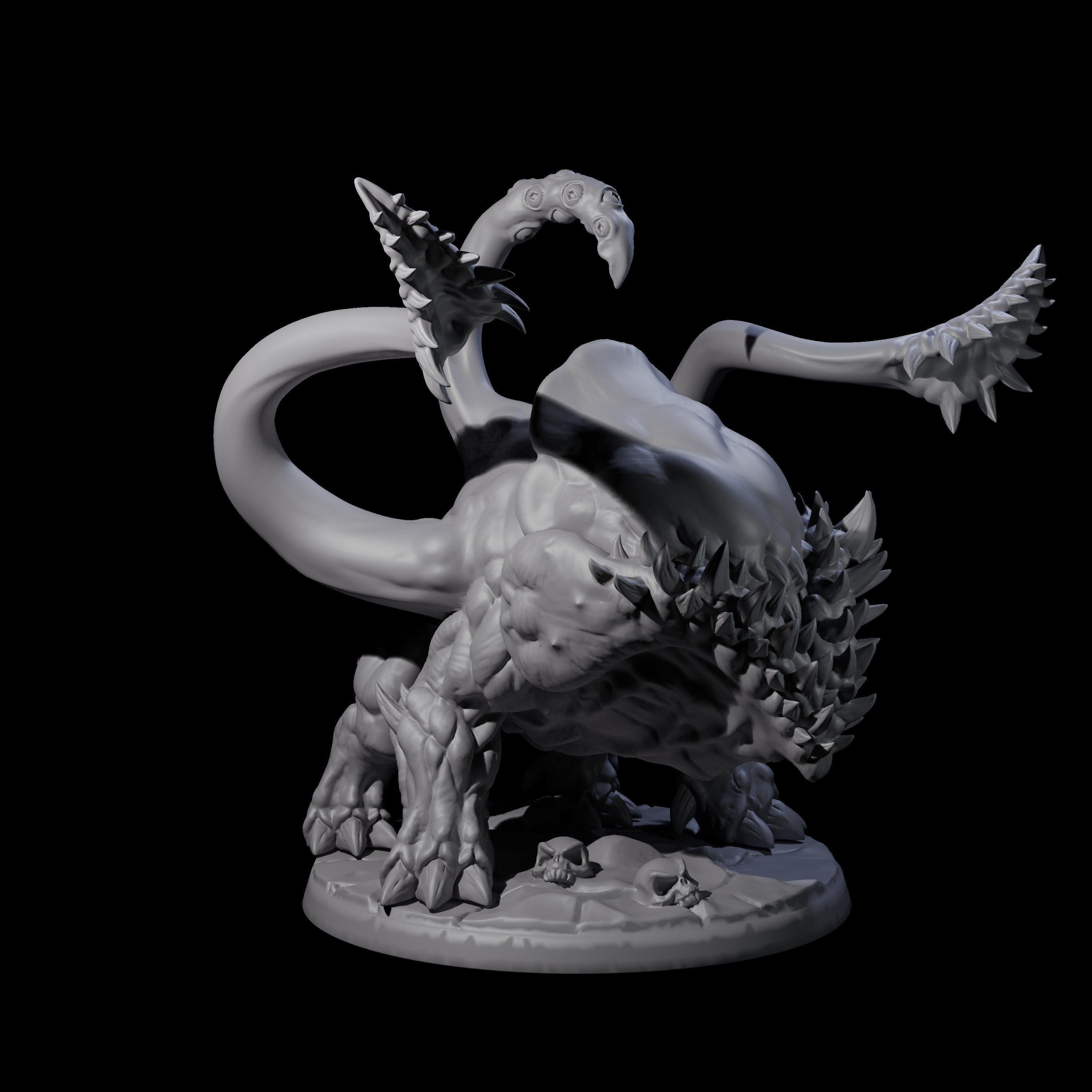 Four Maws of Hunger Miniature for Dungeons and Dragons, Pathfinder or other TTRPGs