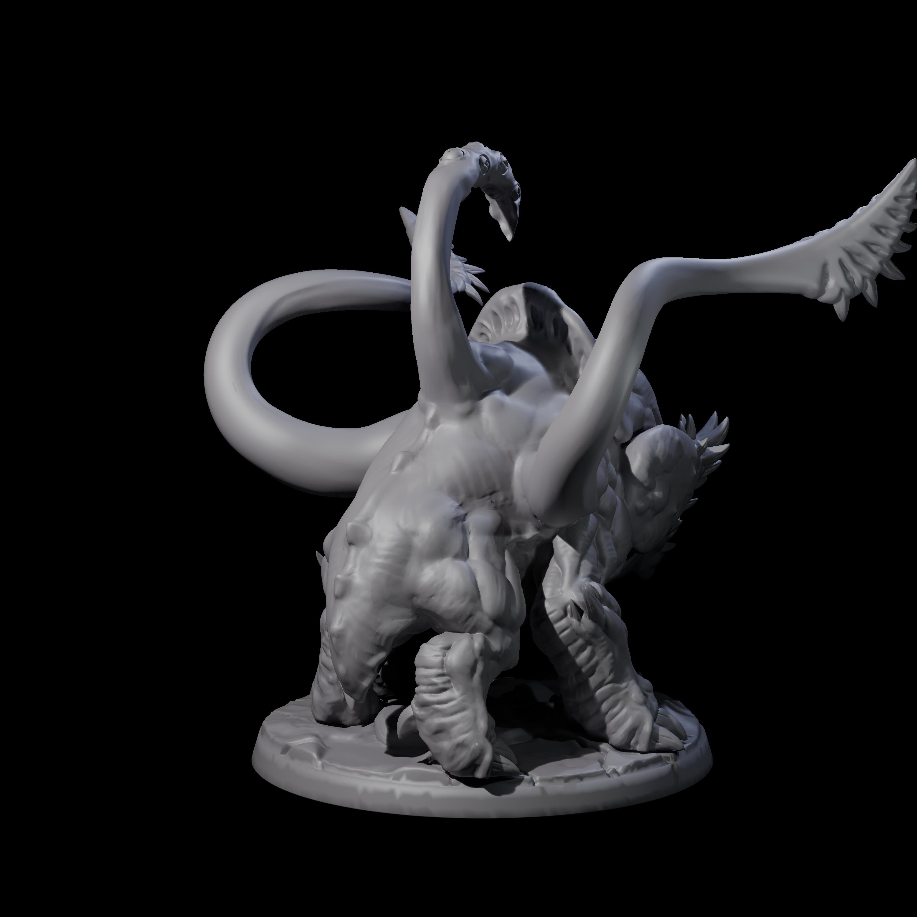 Four Maws of Hunger Miniature for Dungeons and Dragons, Pathfinder or other TTRPGs