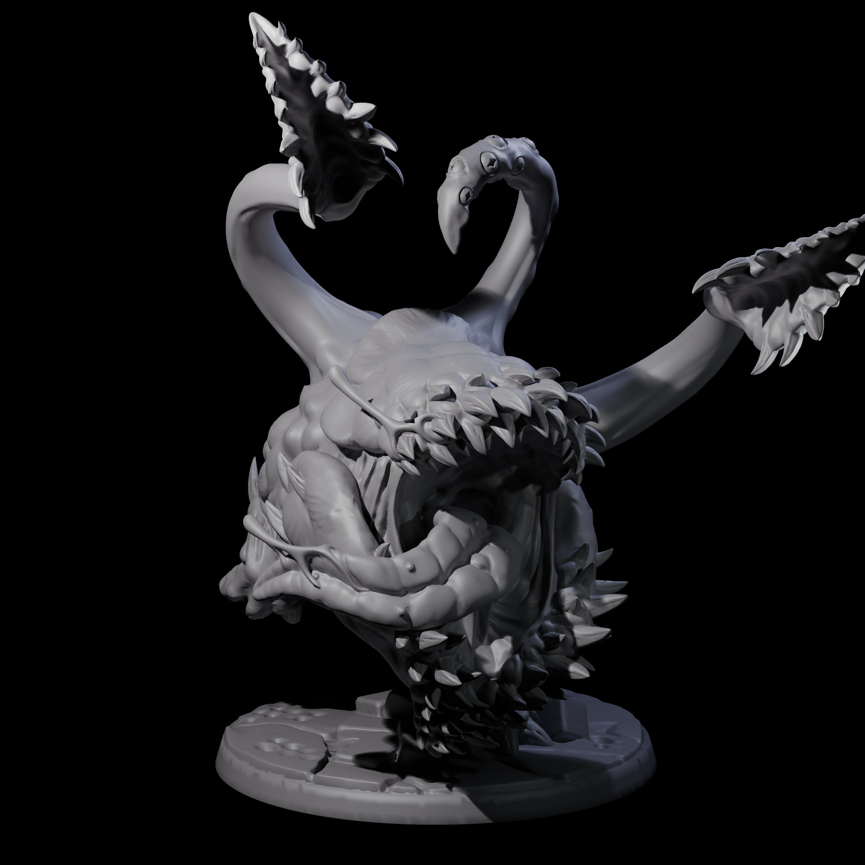 Four Maws of Hunger Miniature for Dungeons and Dragons, Pathfinder or other TTRPGs