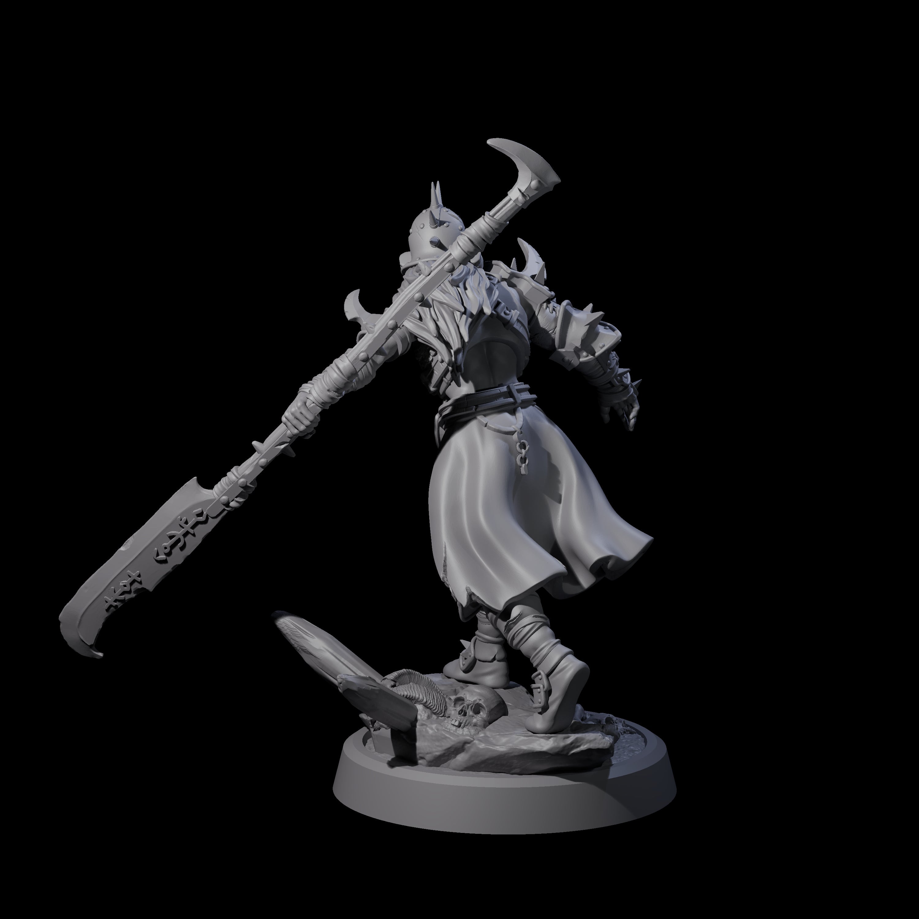 Four Menacing Shieldmaidens Miniature for Dungeons and Dragons, Pathfinder or other TTRPGs