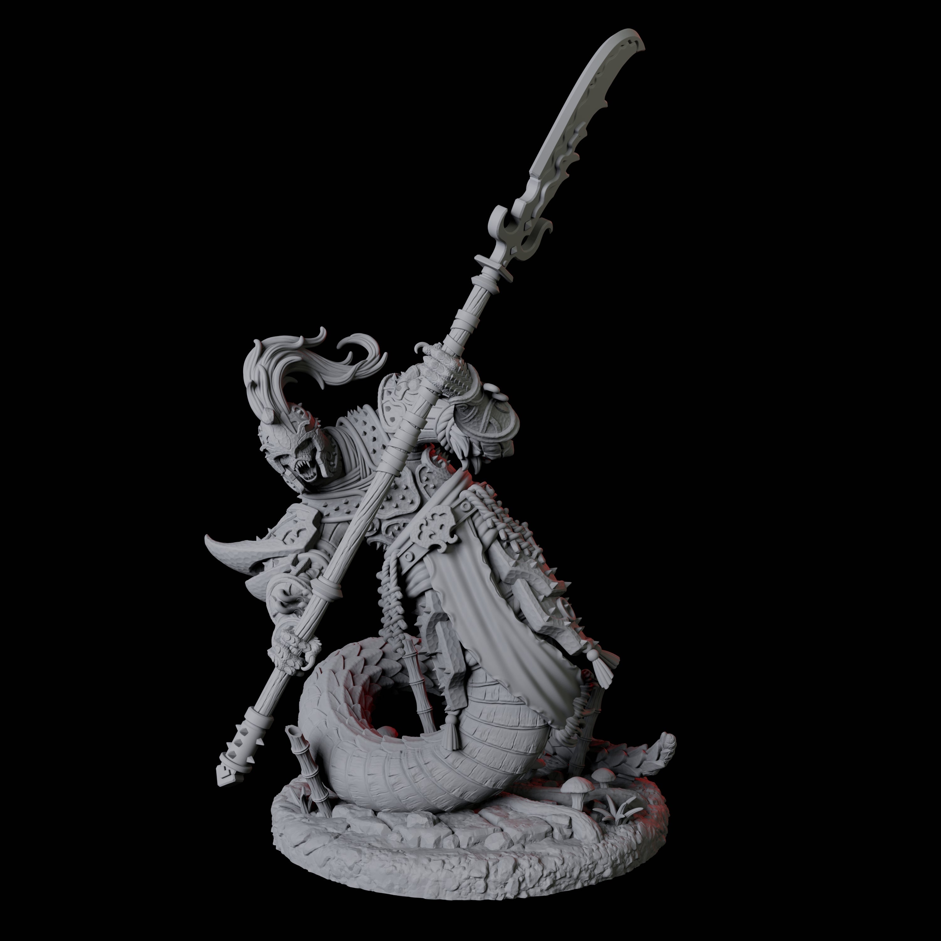 Four Menacing Yuan-Ti Abominations Miniature for Dungeons and Dragons, Pathfinder or other TTRPGs