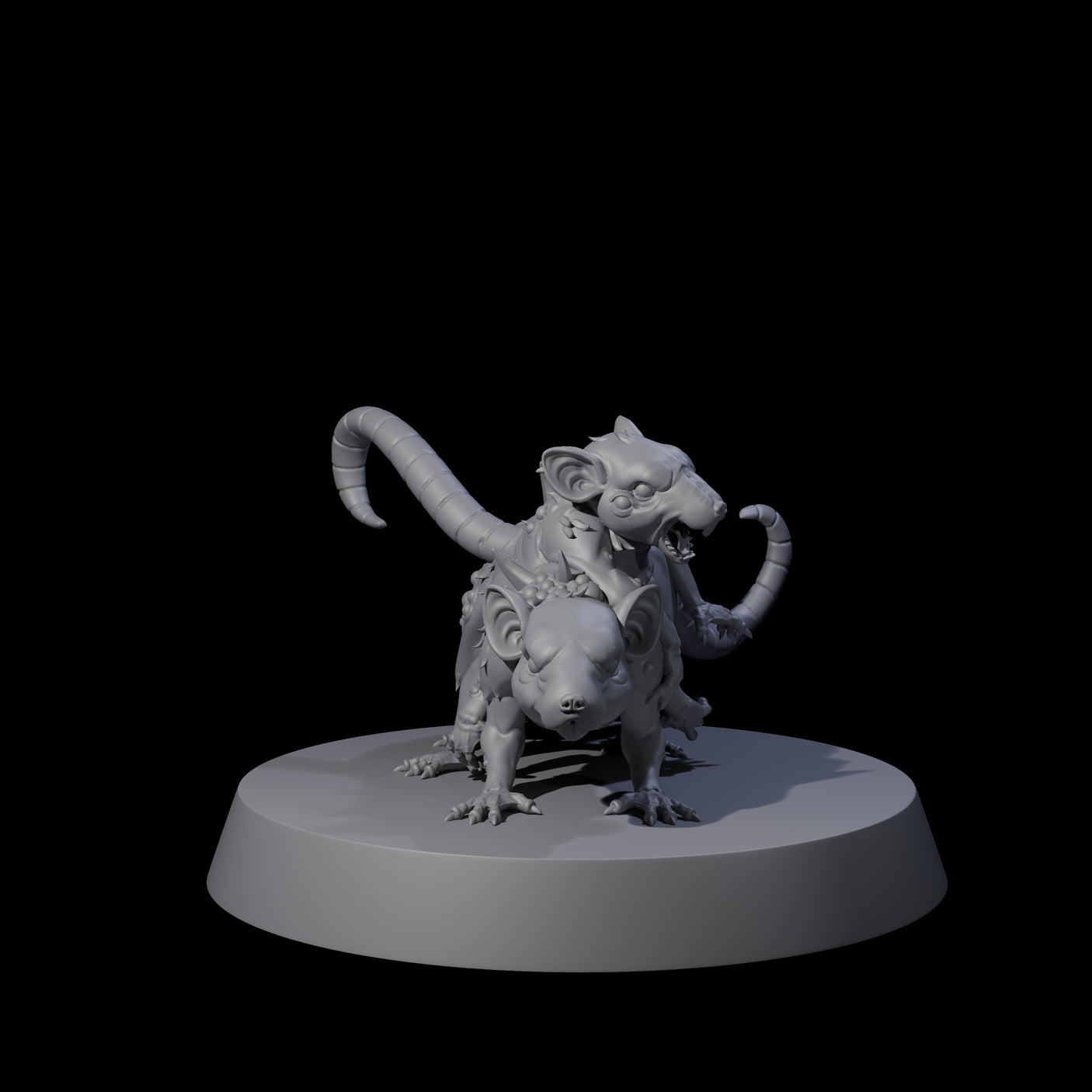 Four Mutated Animals Miniature for Dungeons and Dragons, Pathfinder or other TTRPGs