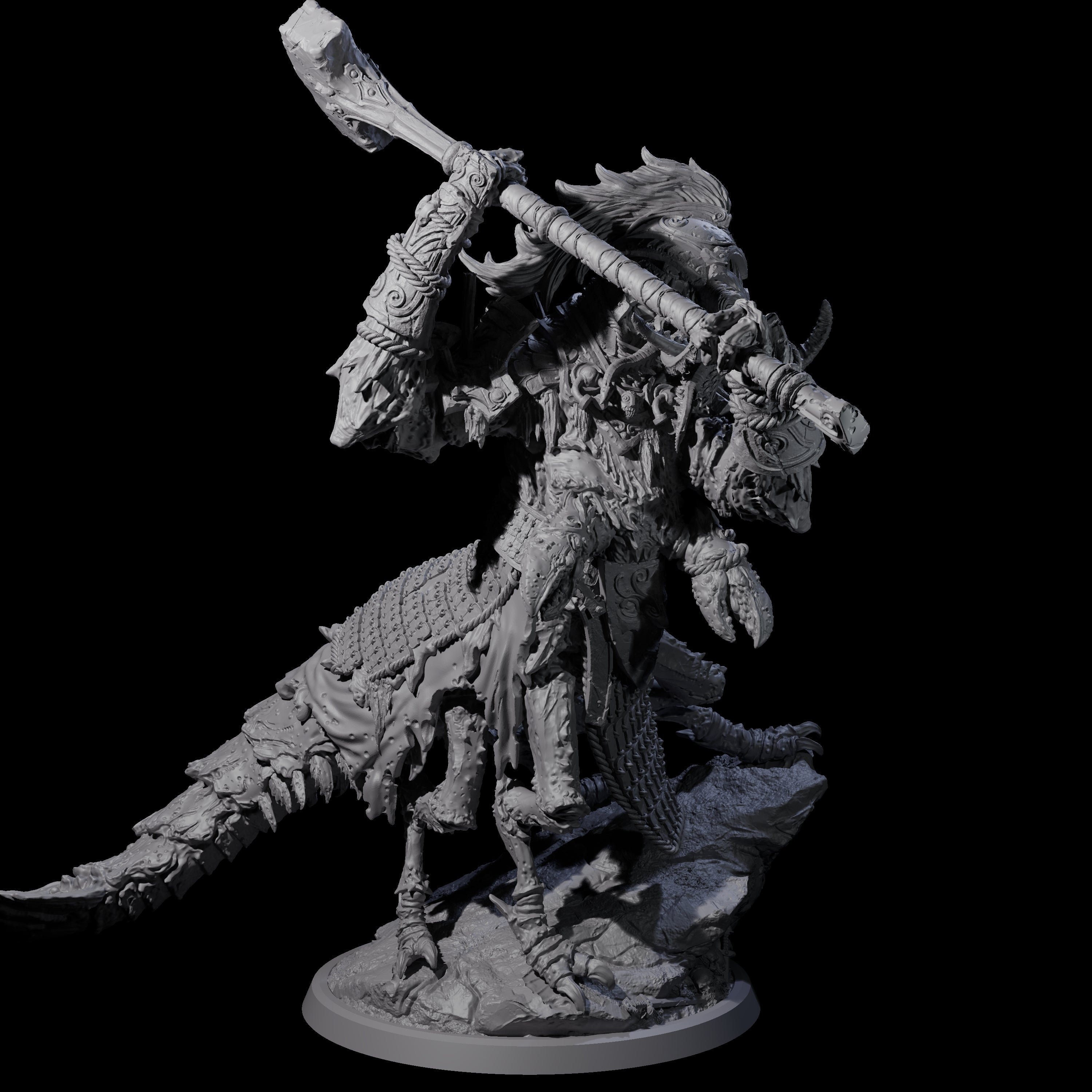 Four Mutated Armoured Chuuls Miniature for Dungeons and Dragons, Pathfinder or other TTRPGs