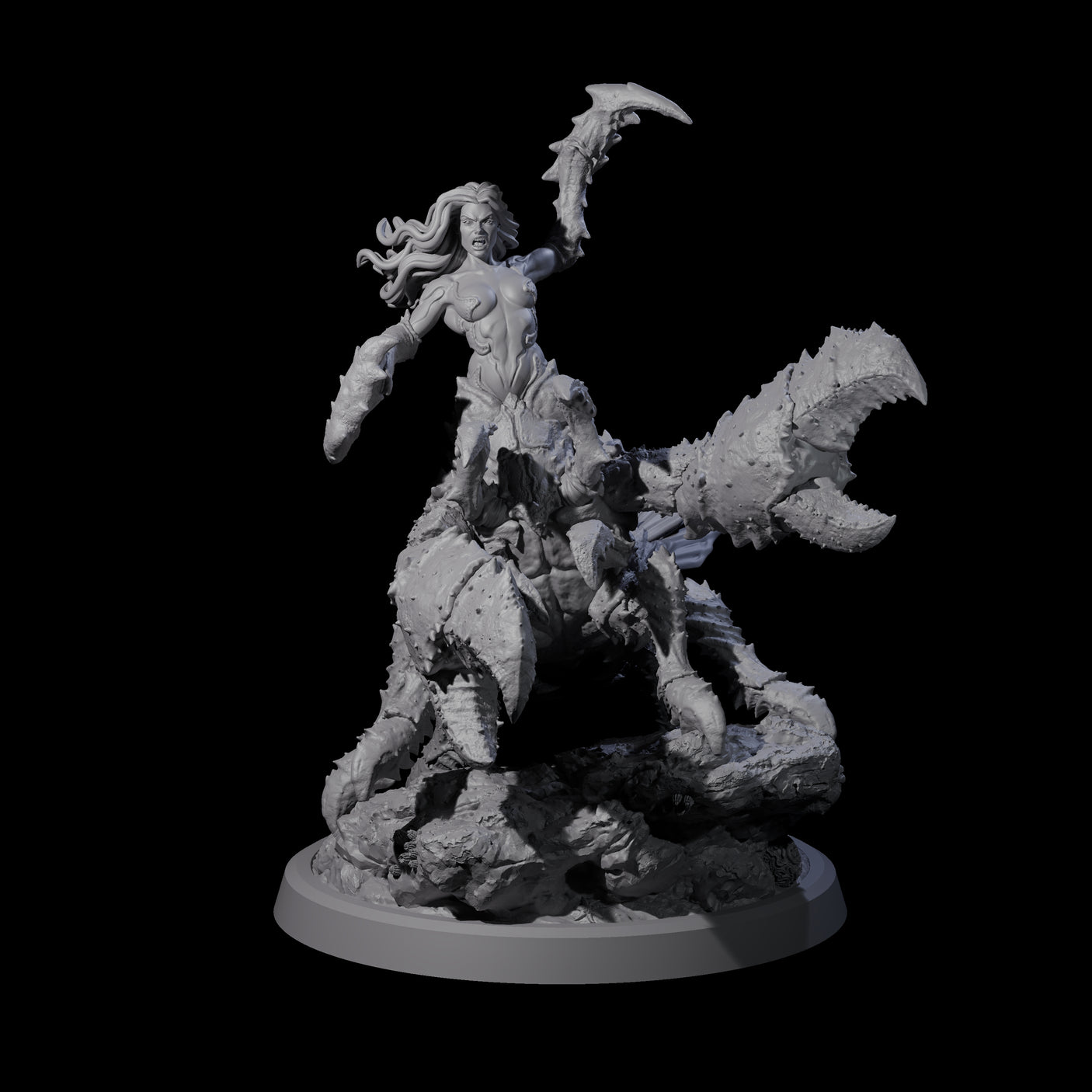 Four Mythic Charybdis Miniature for Dungeons and Dragons, Pathfinder or other TTRPGs