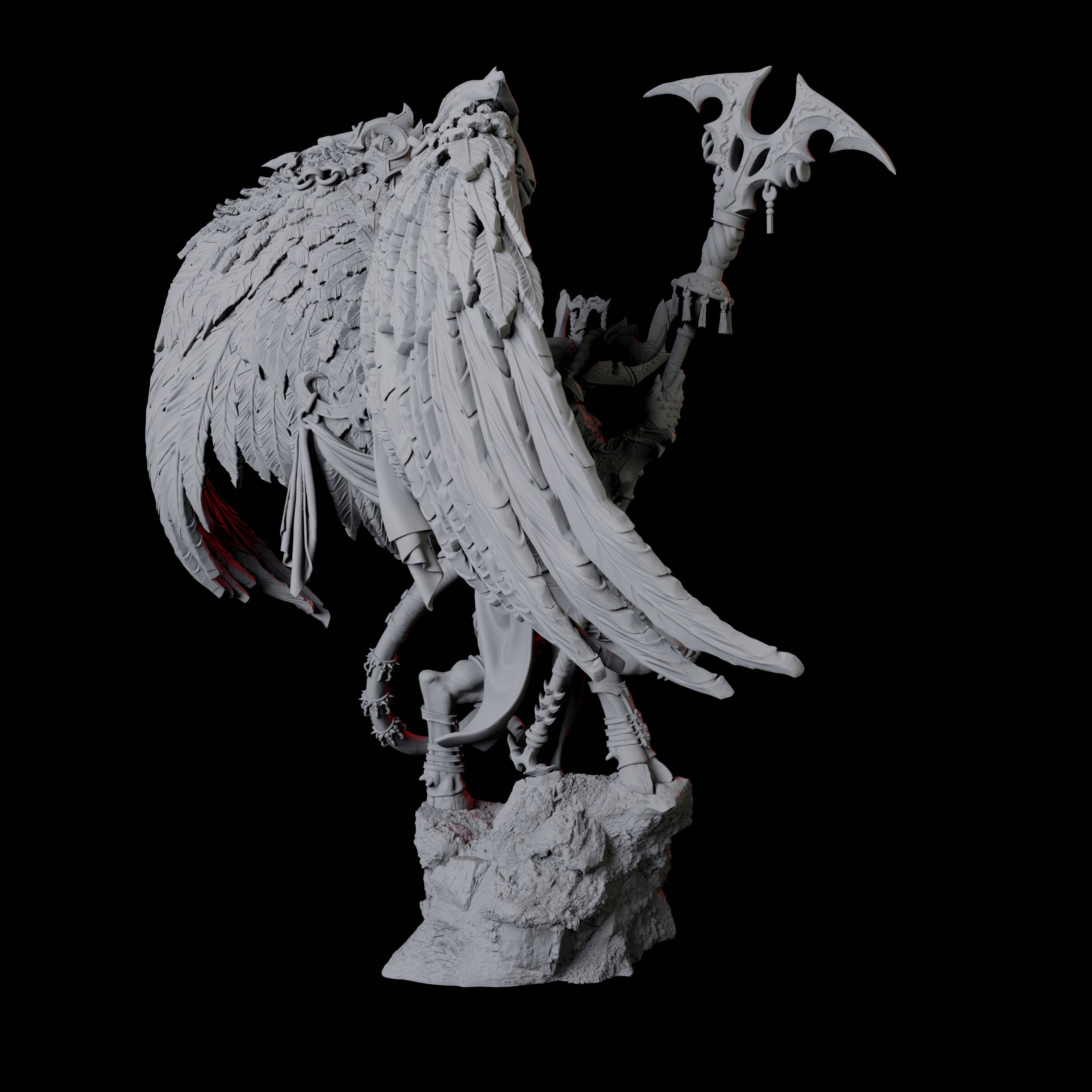 Four Raging Brimoraks Miniature for Dungeons and Dragons, Pathfinder or other TTRPGs