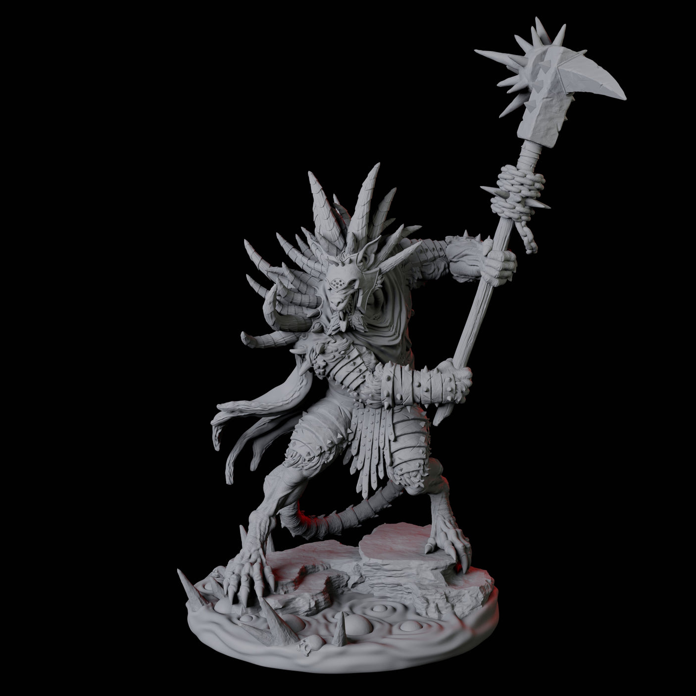 Four Ratfolk Filth Paladins Miniature for Dungeons and Dragons, Pathfinder or other TTRPGs
