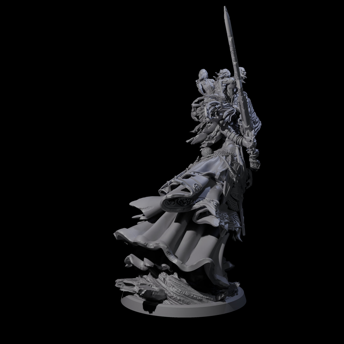 Four Roaming Darvakkas Miniature for Dungeons and Dragons, Pathfinder or other TTRPGs