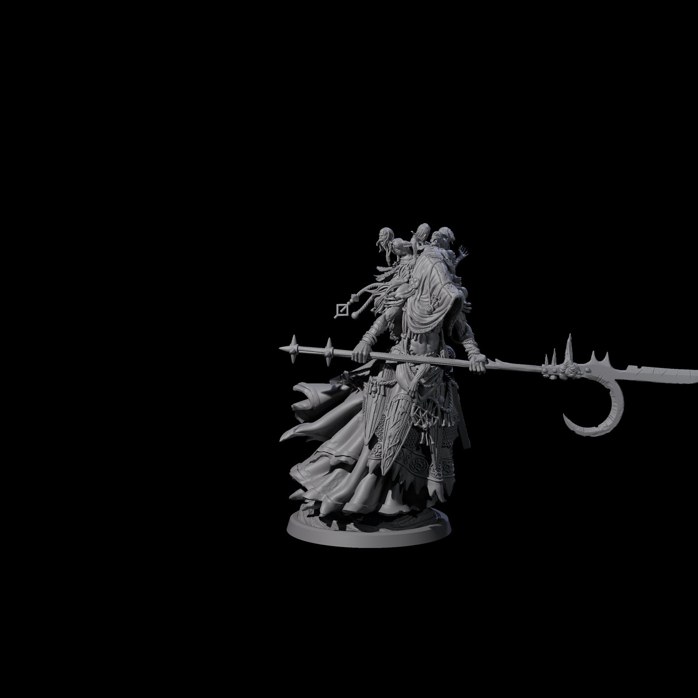 Four Roaming Darvakkas Miniature for Dungeons and Dragons, Pathfinder or other TTRPGs