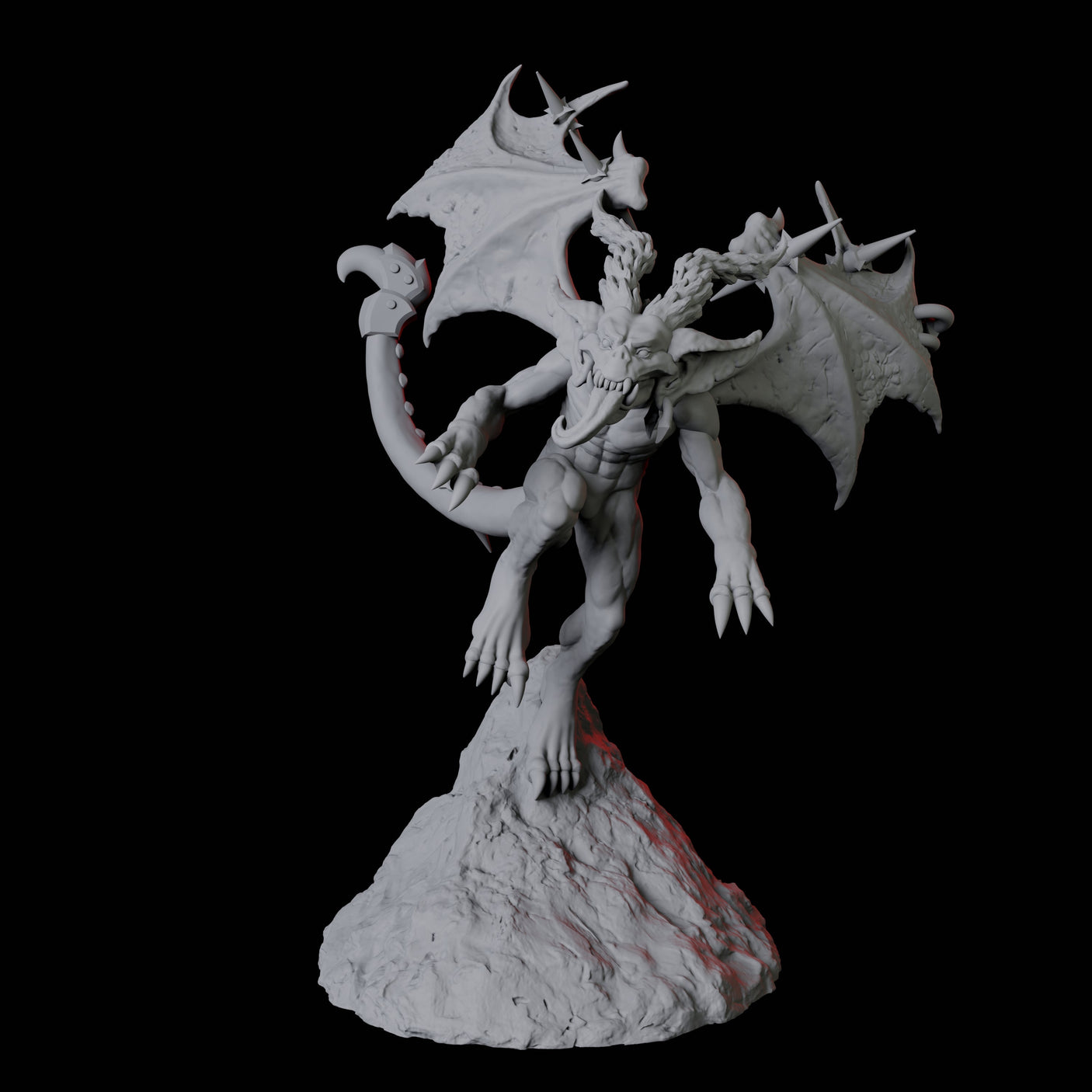 Four Sassy Imps Miniature for Dungeons and Dragons, Pathfinder or other TTRPGs