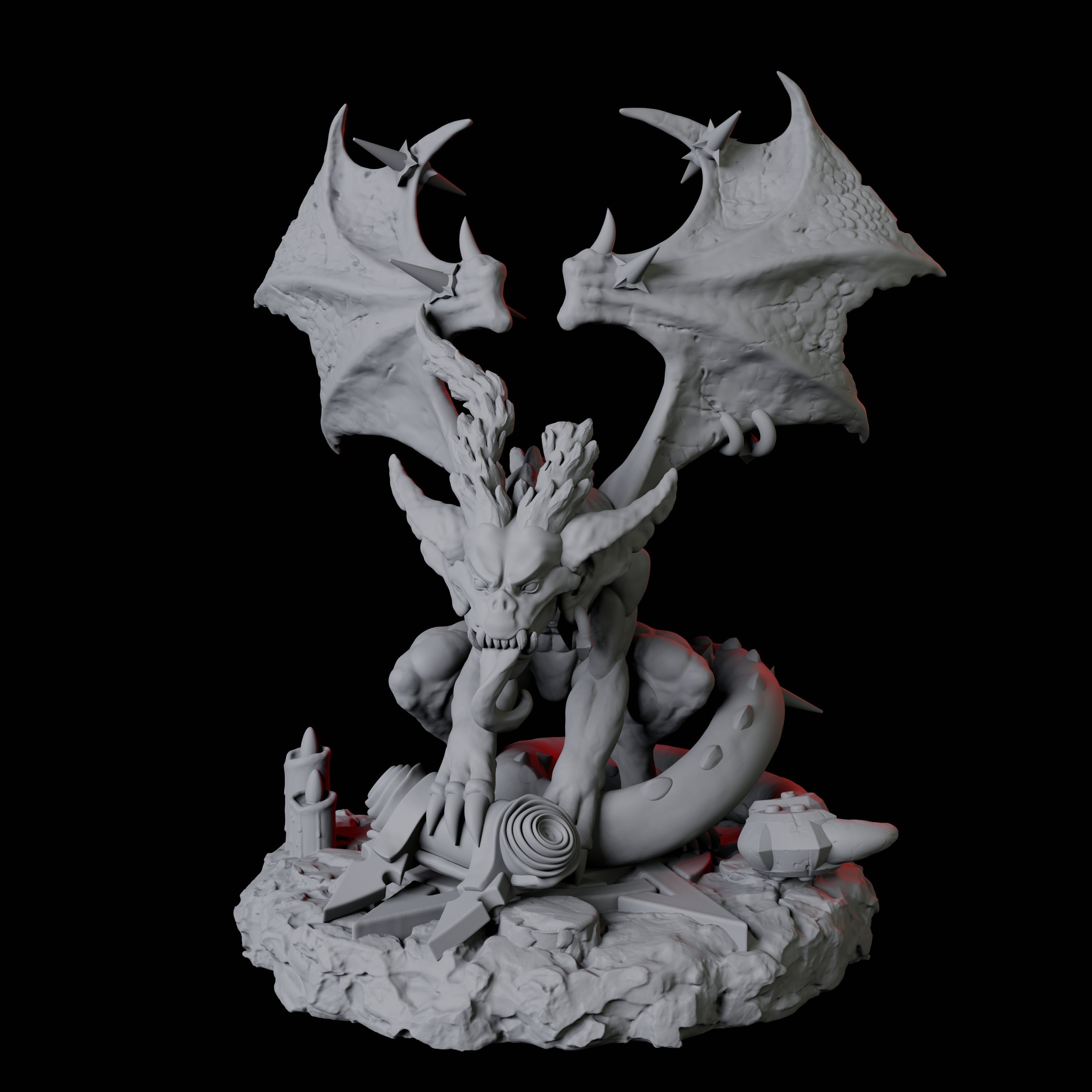 Four Sassy Imps Miniature for Dungeons and Dragons, Pathfinder or other TTRPGs