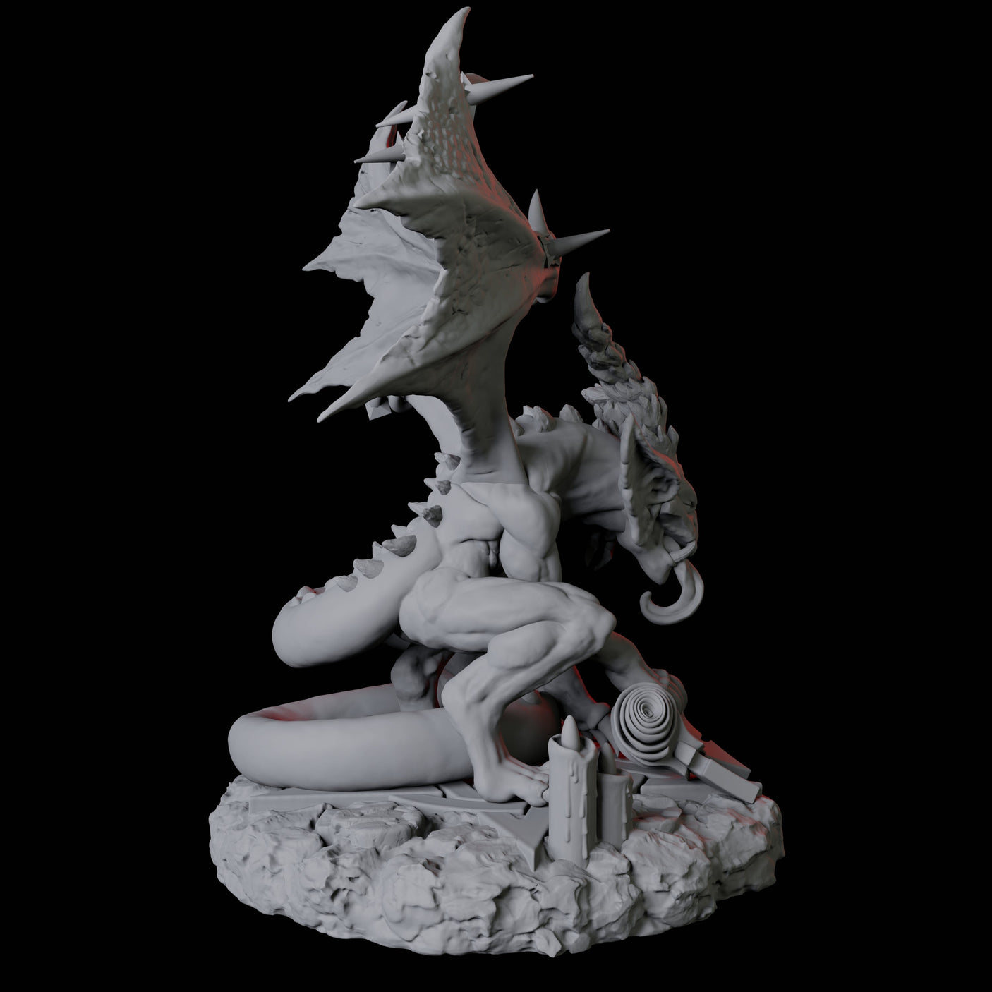 Four Sassy Imps Miniature for Dungeons and Dragons, Pathfinder or other TTRPGs