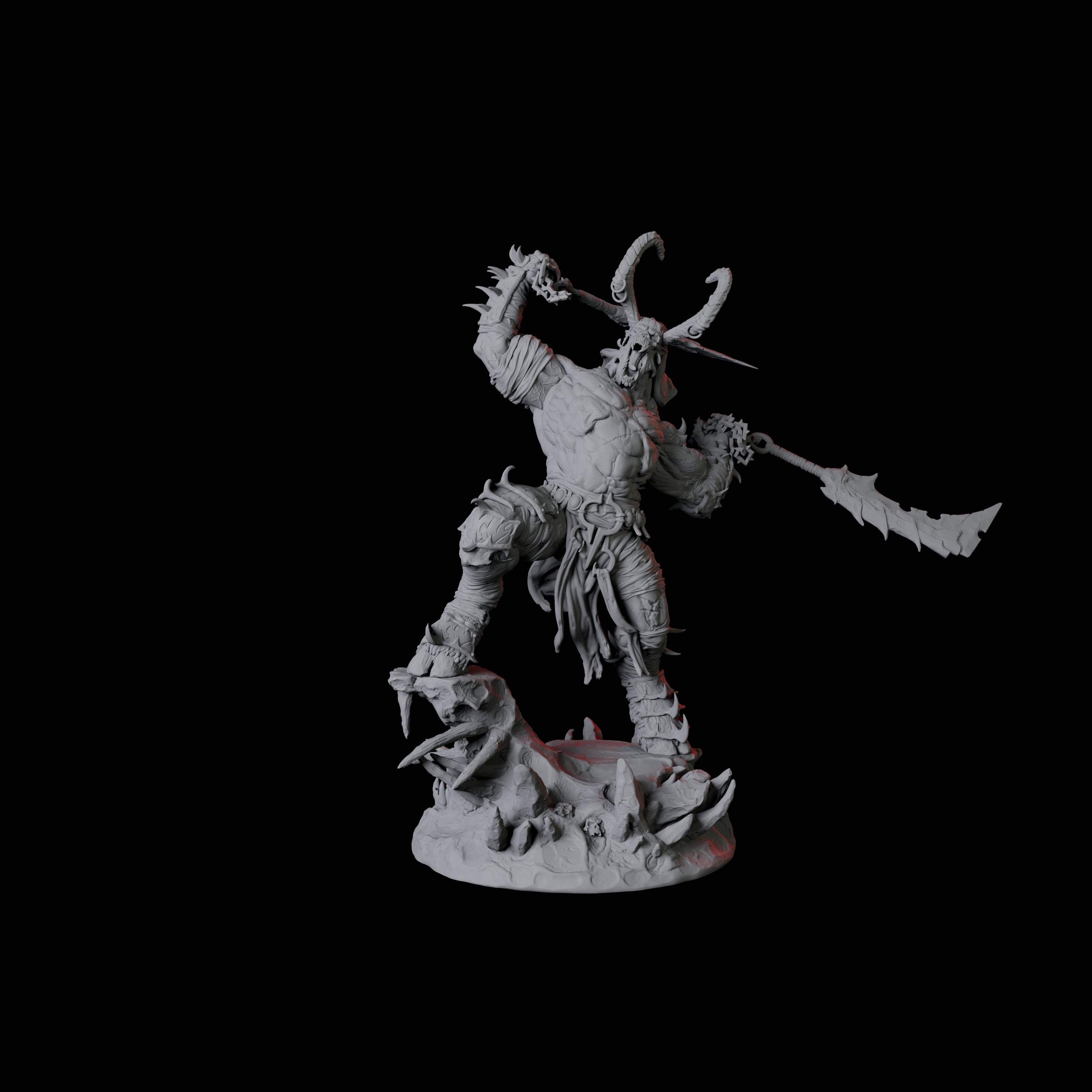 Four Savage Roru Demons Miniature for Dungeons and Dragons, Pathfinder or other TTRPGs
