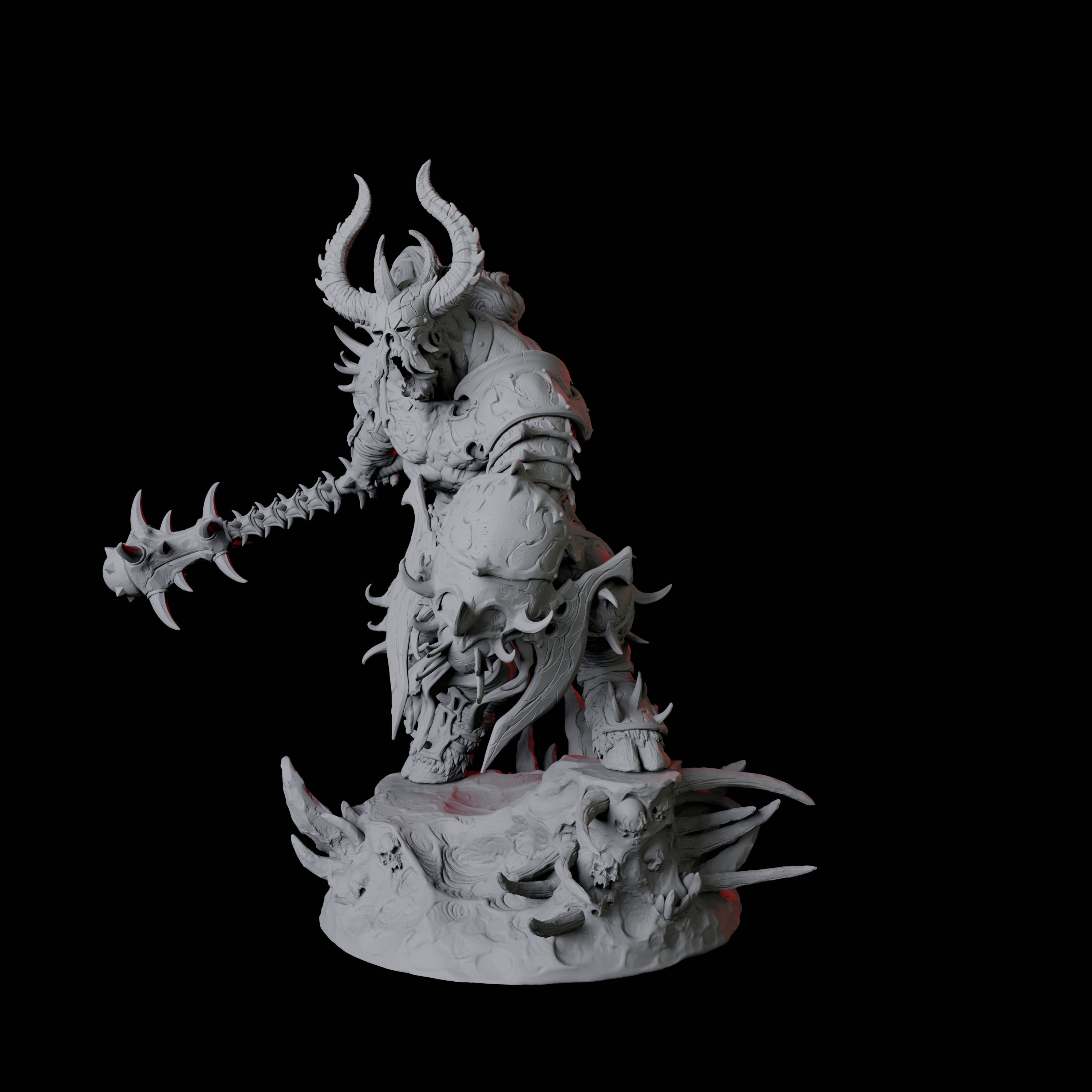 Four Savage Roru Demons Miniature for Dungeons and Dragons, Pathfinder or other TTRPGs
