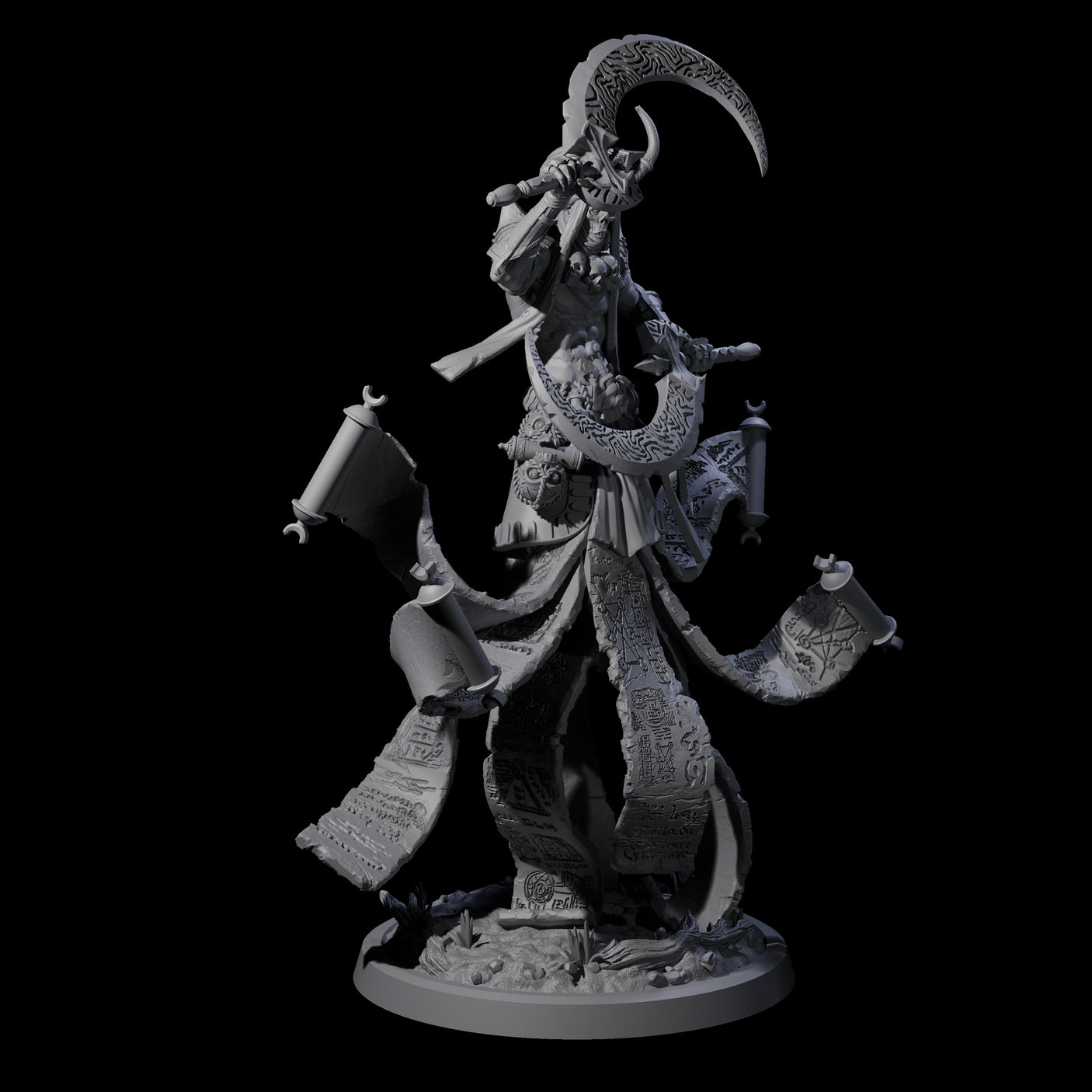 Four Scheming Contract Devils Miniature for Dungeons and Dragons, Pathfinder or other TTRPGs