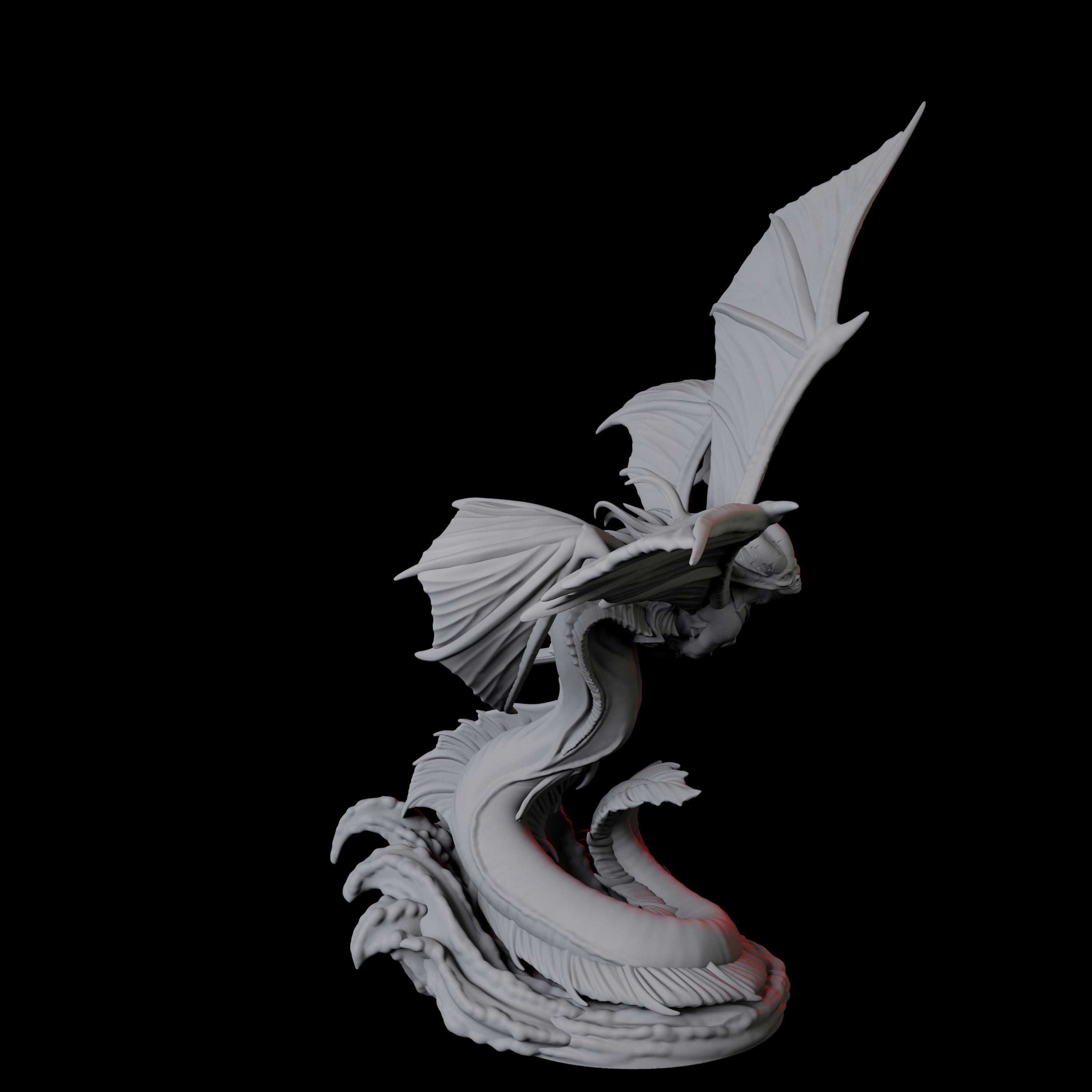 Four Screeching Harpies Miniature for Dungeons and Dragons, Pathfinder or other TTRPGs