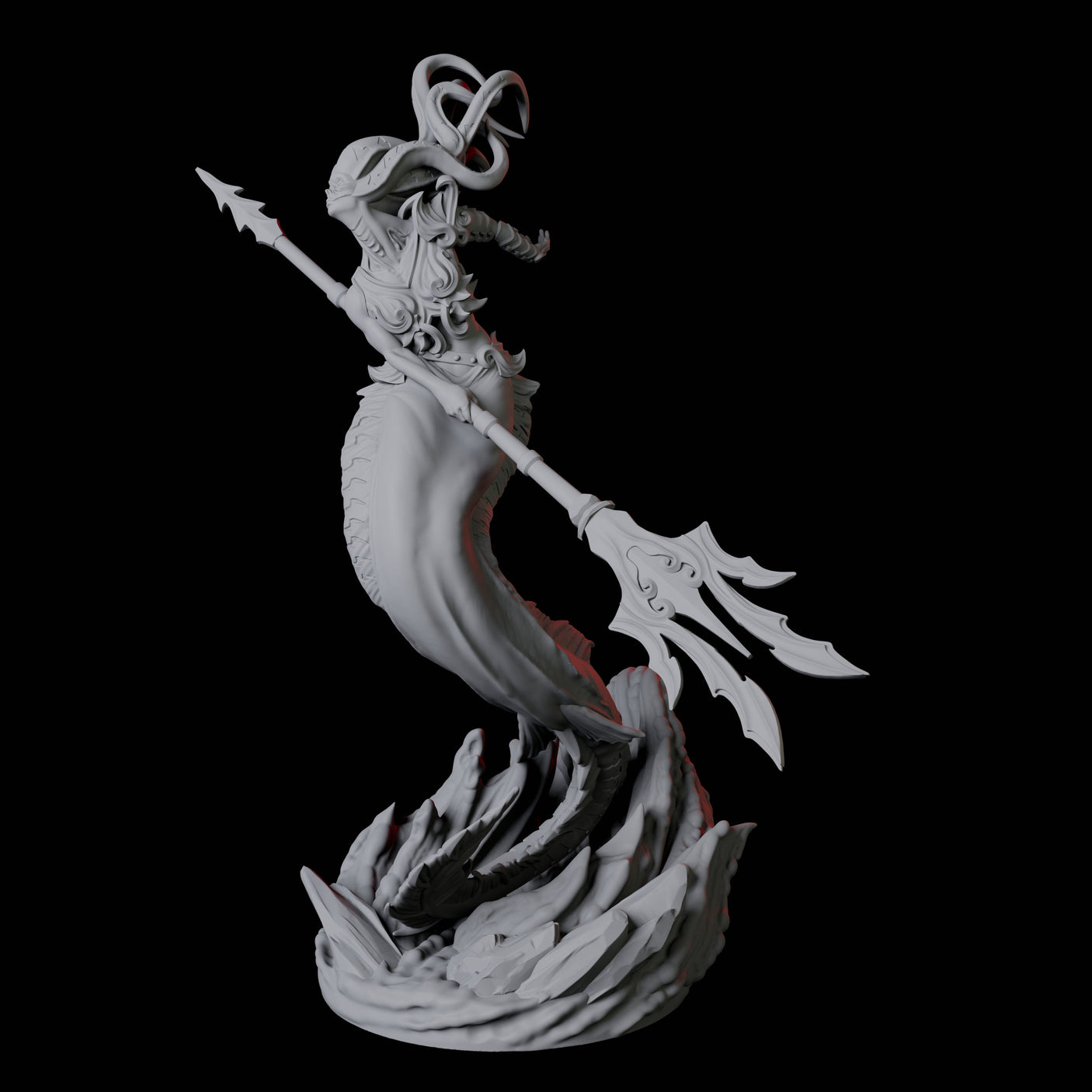 Four Screeching Harpies Miniature for Dungeons and Dragons, Pathfinder or other TTRPGs
