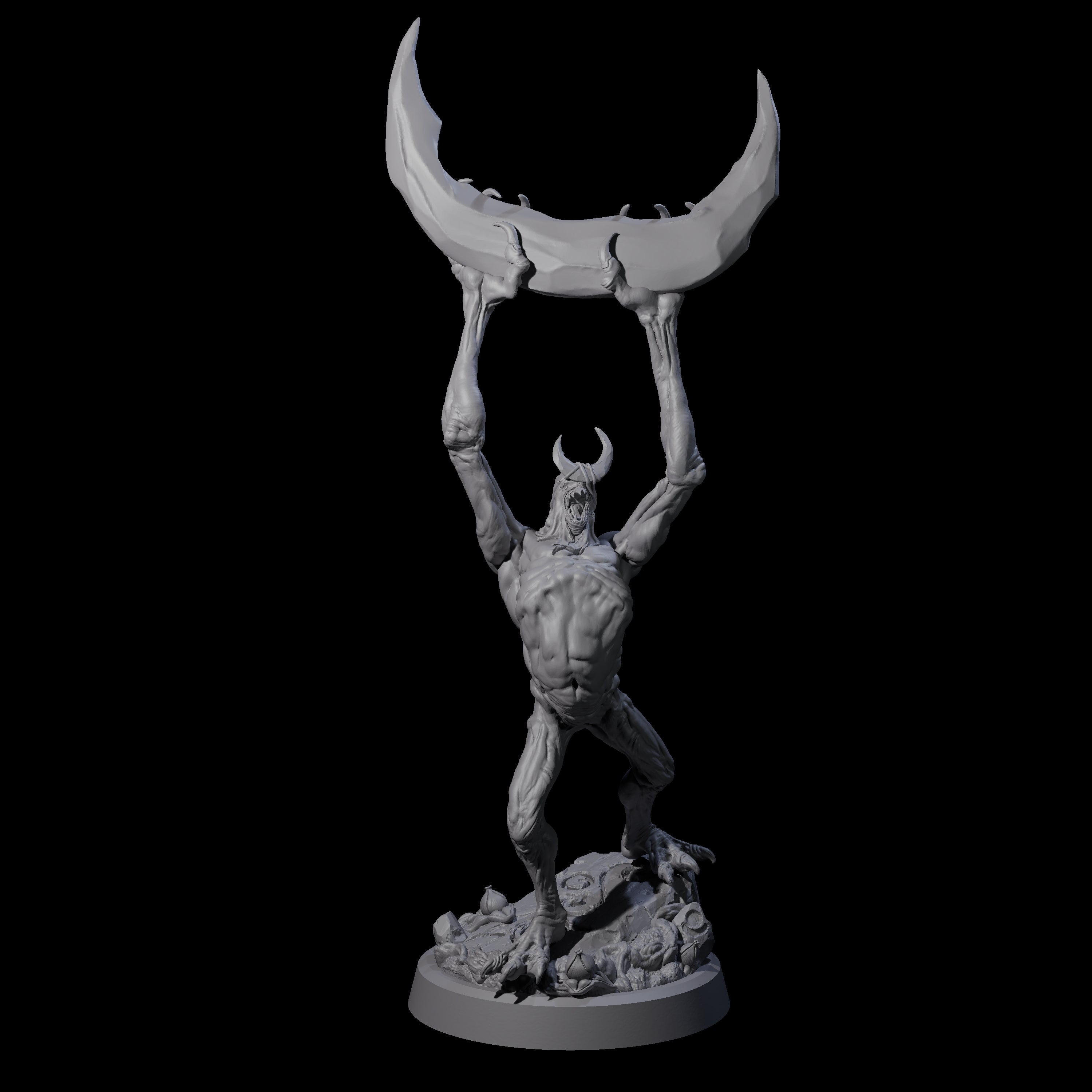 Four Scythe Wielding Velstracs Miniature for Dungeons and Dragons, Pathfinder or other TTRPGs