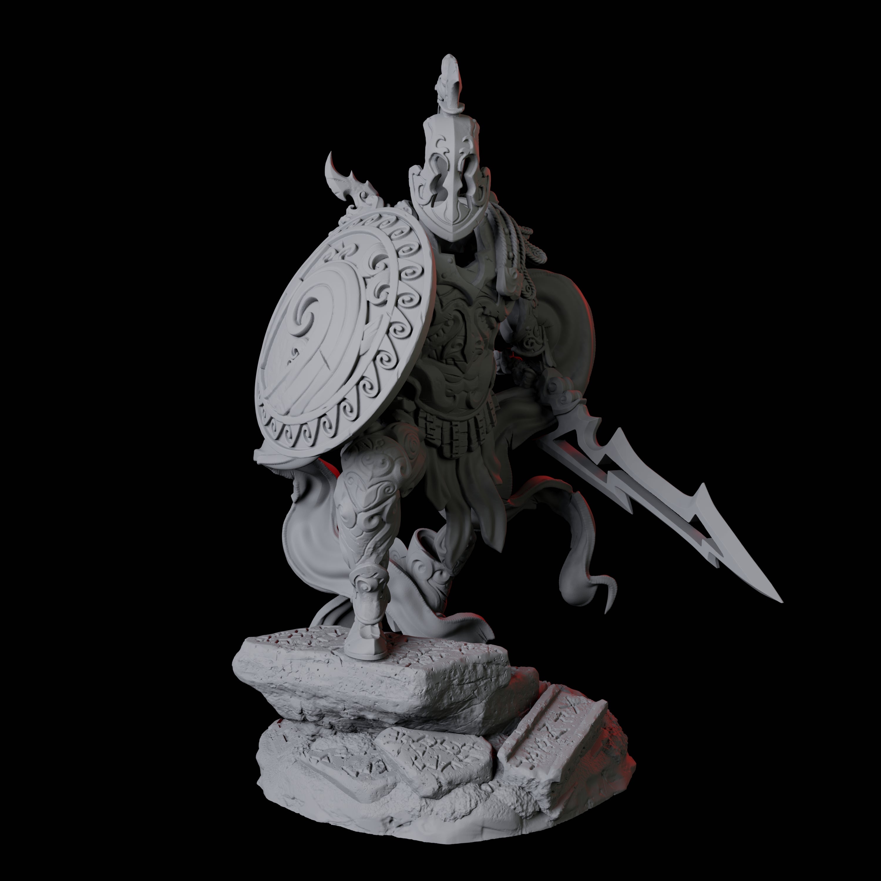 Four Shield Guardians Miniature for Dungeons and Dragons, Pathfinder or other TTRPGs