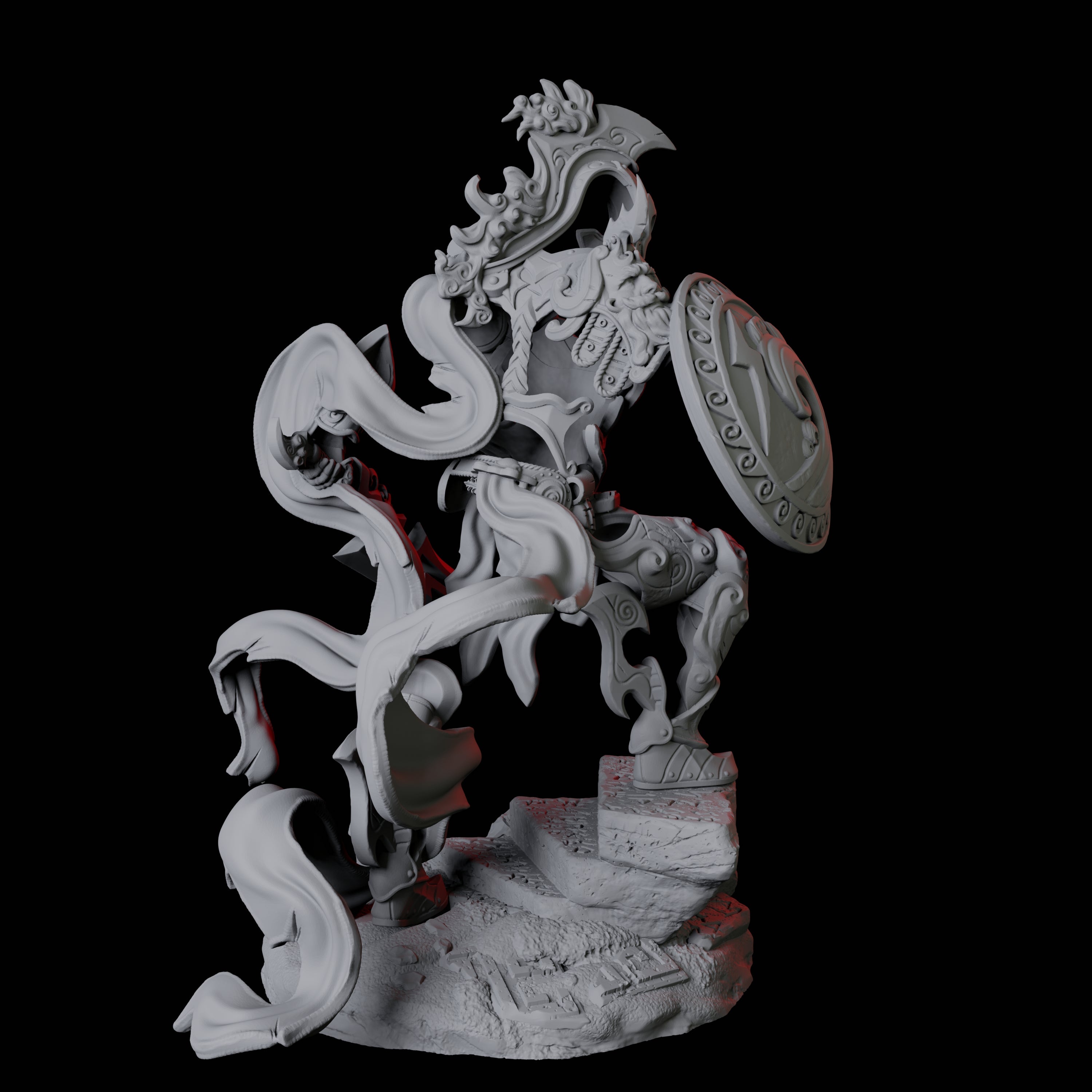 Four Shield Guardians Miniature for Dungeons and Dragons, Pathfinder or other TTRPGs